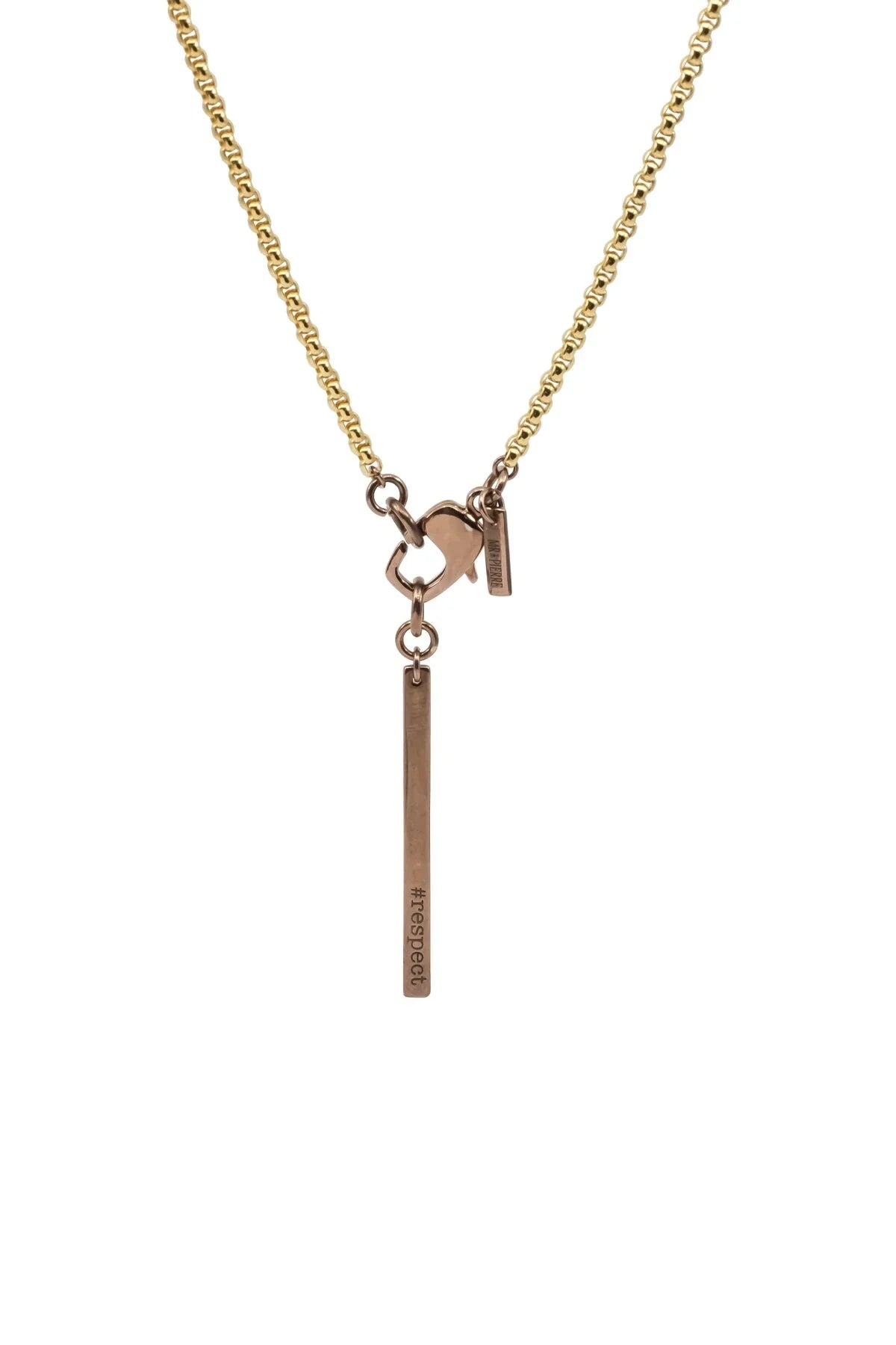 RESPECT THE BROWN – Double-Sided Men’s Necklace