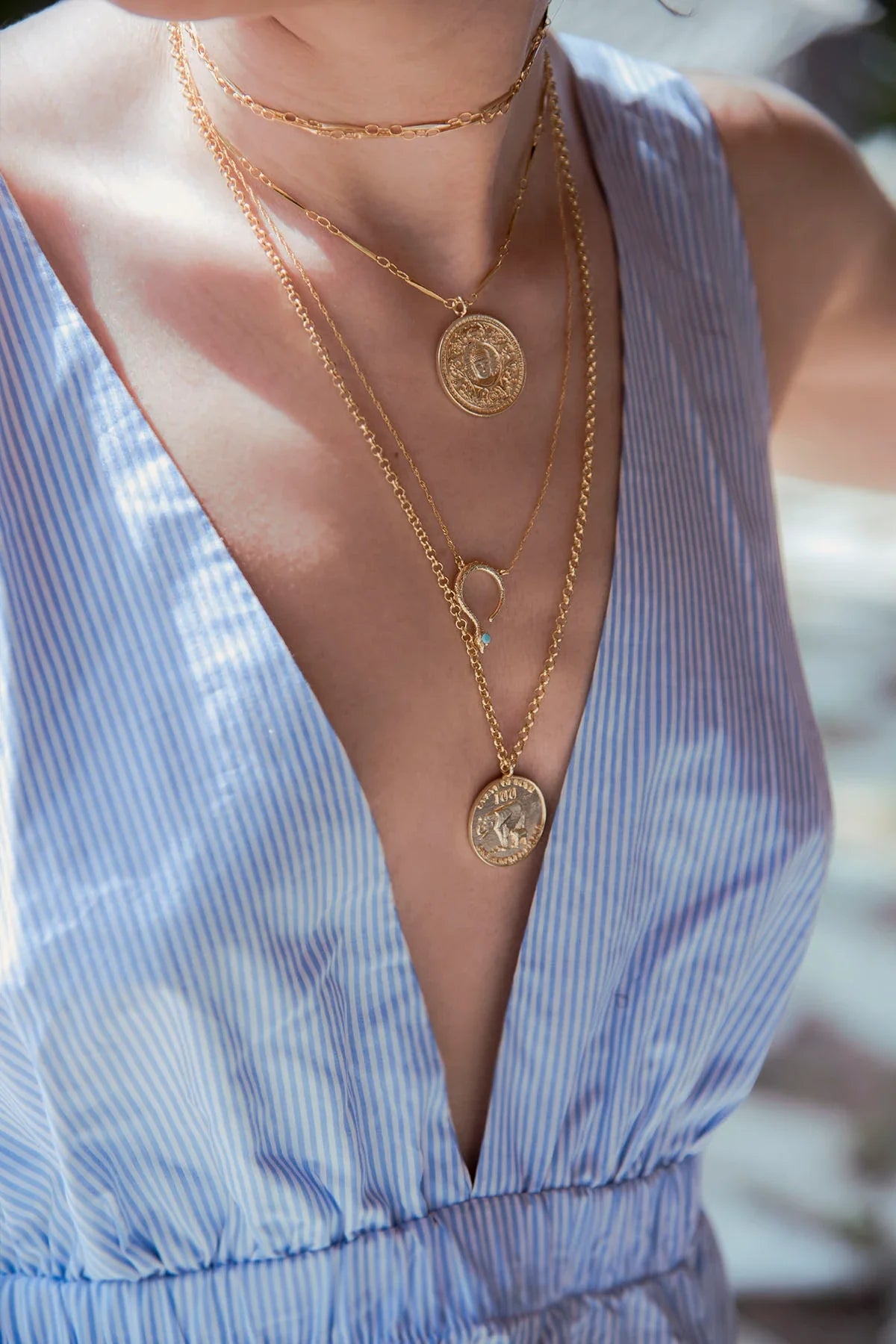 THOUSAND KISSES -Talisman Coin Necklace