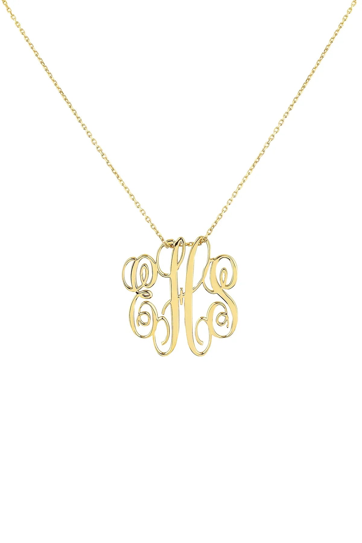 MONOGRAM β Three-Letter Monogram Necklace