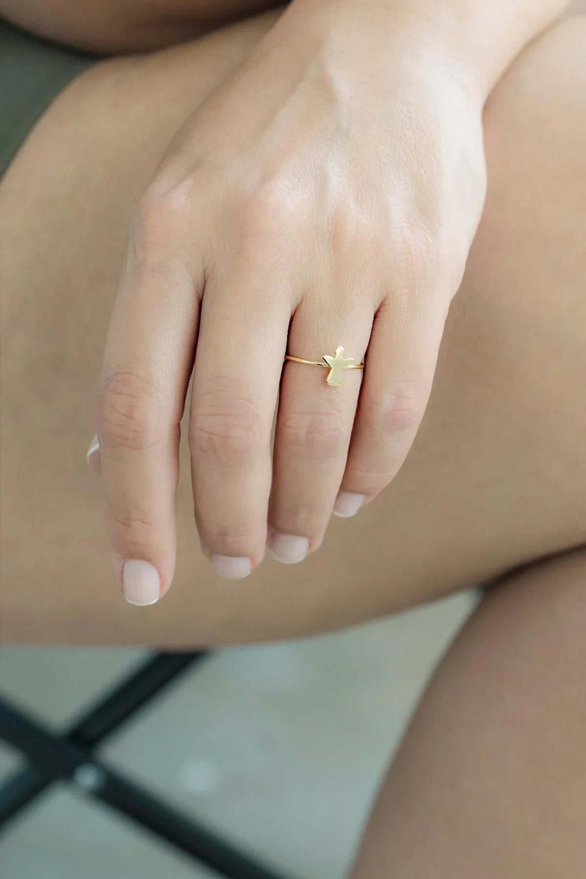 TINY ANGEL – Protective Angel Adjustable Ring