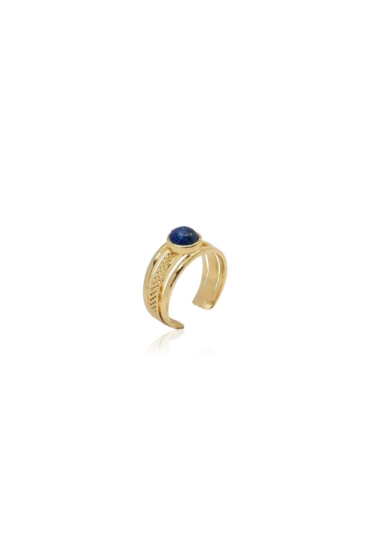 REY NAVY – Lapis Lazuli Stone Ring