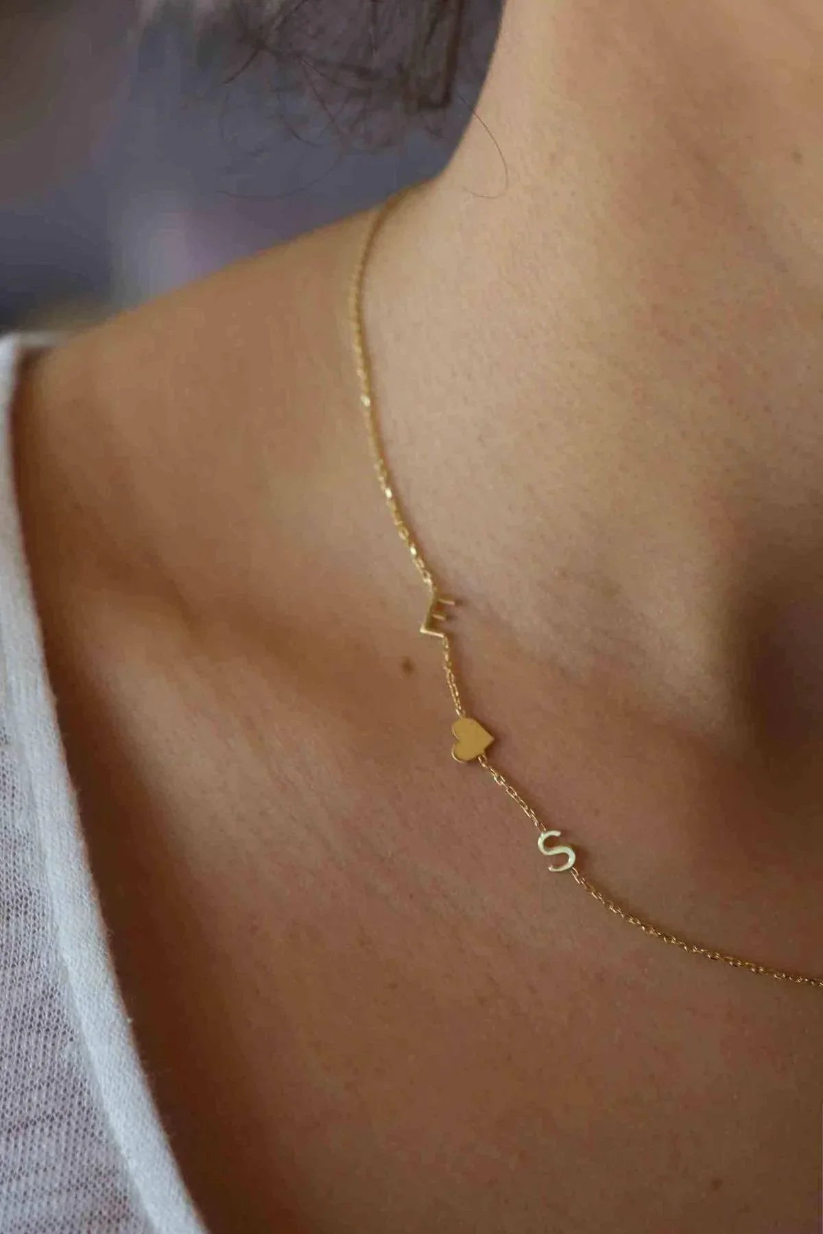 COUPLE – Double Initial Necklace