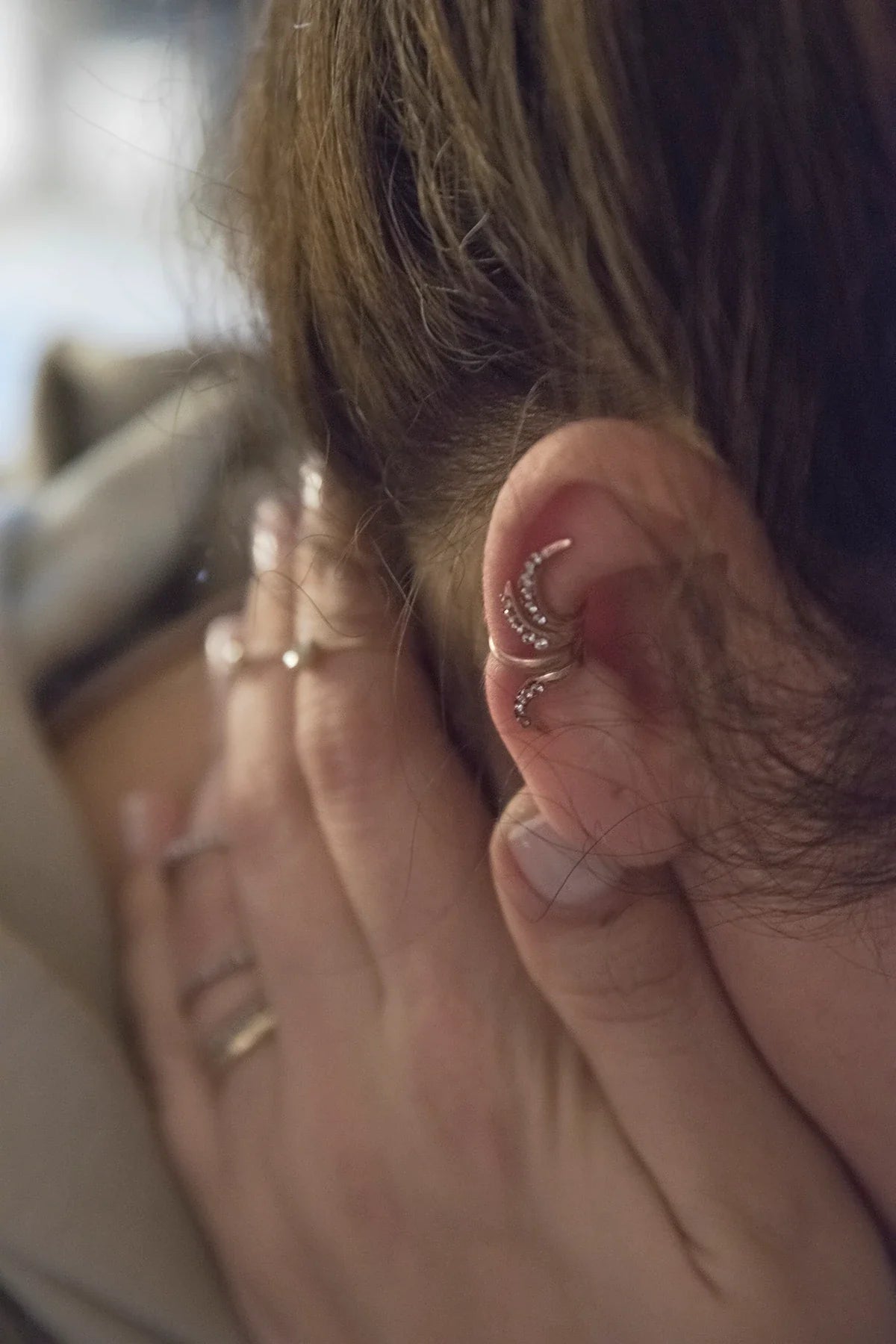 IVY β Sculptural CZ Ear Cuff