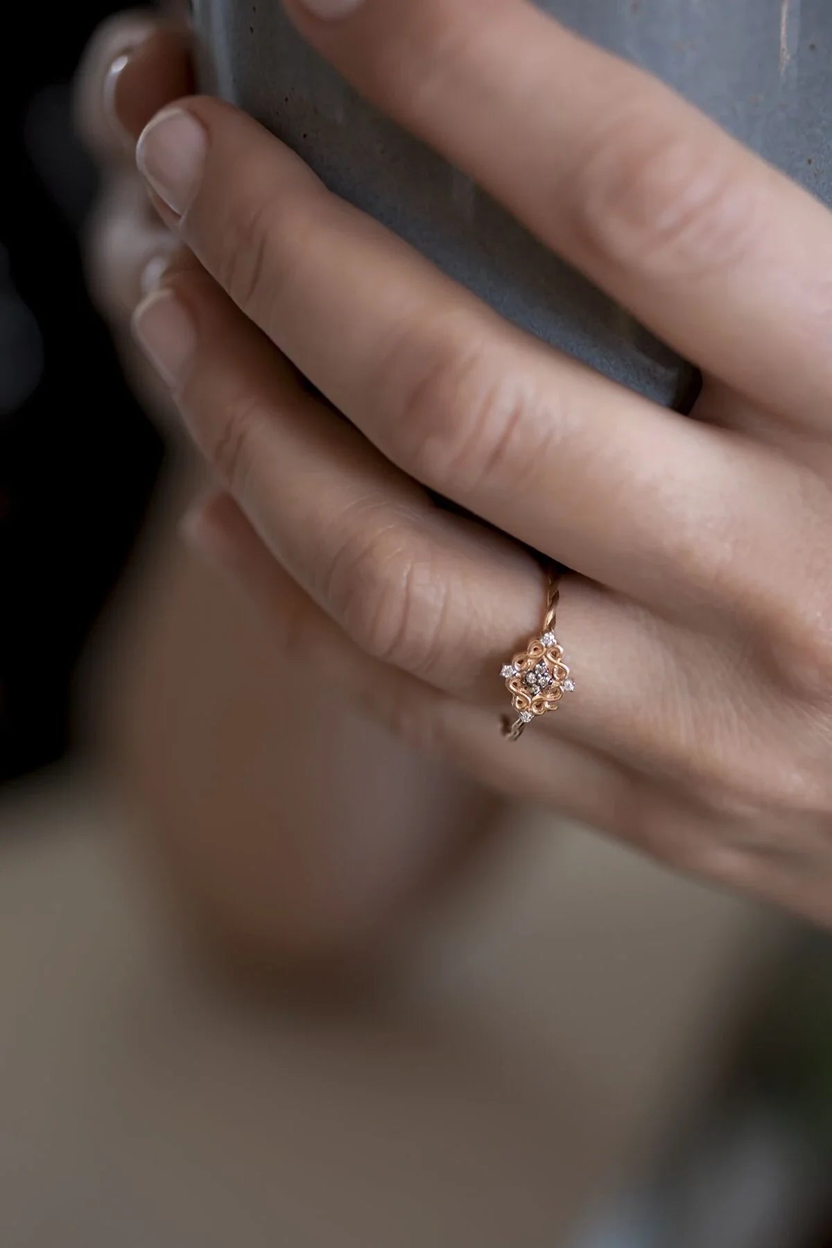 BRIGITTE - 14K Gold Vintage Ring