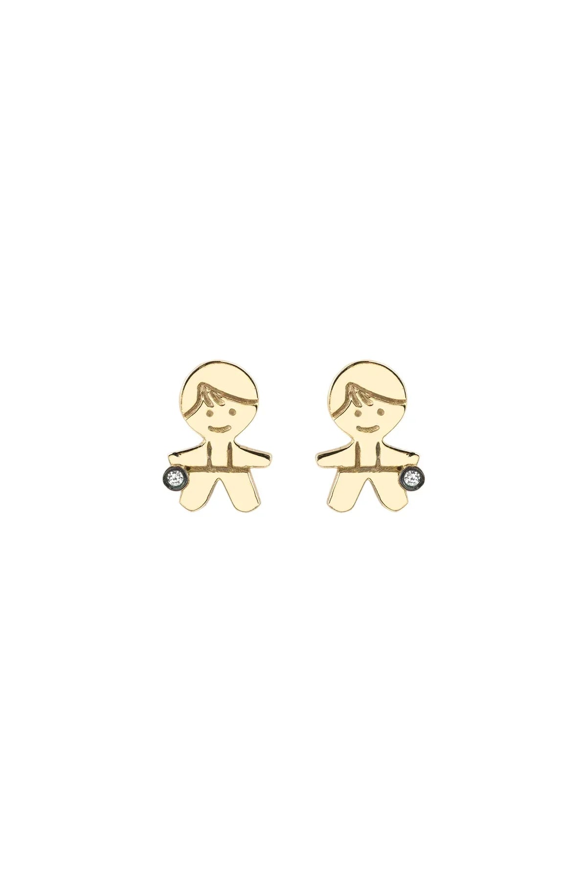 STRIKER – Playful CZ Little Hero Earrings