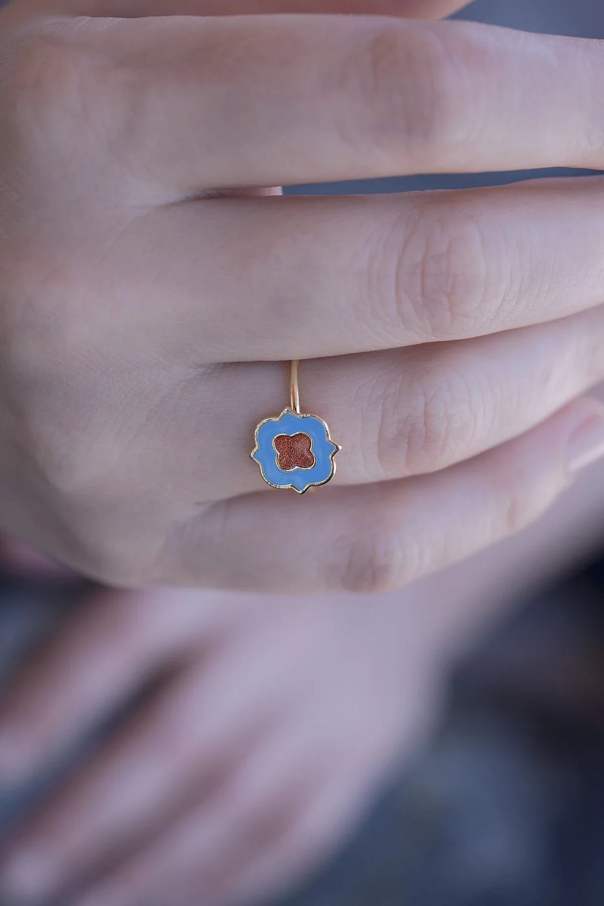 VERBENA β Enamel Adjustable Ring