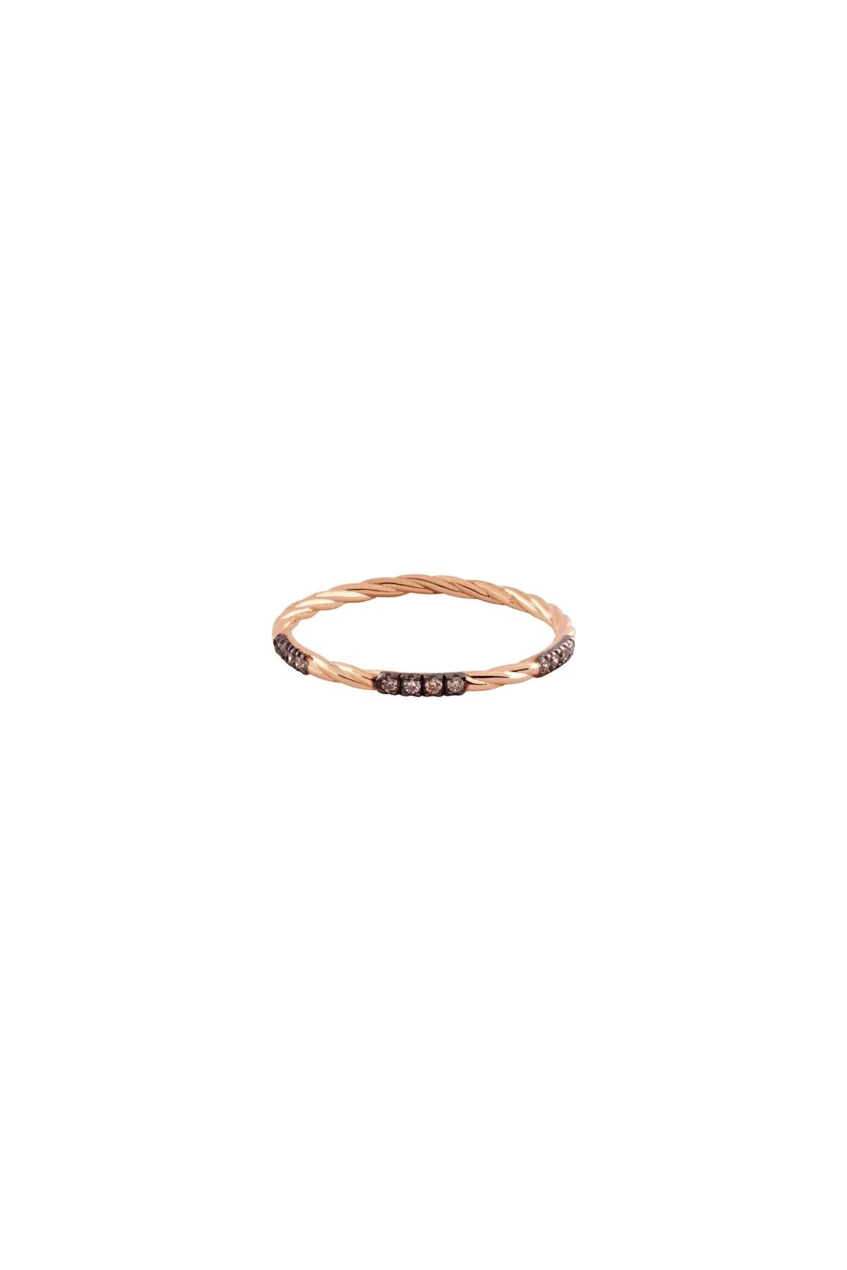 ELDA – Cognac Diamond Band Ring