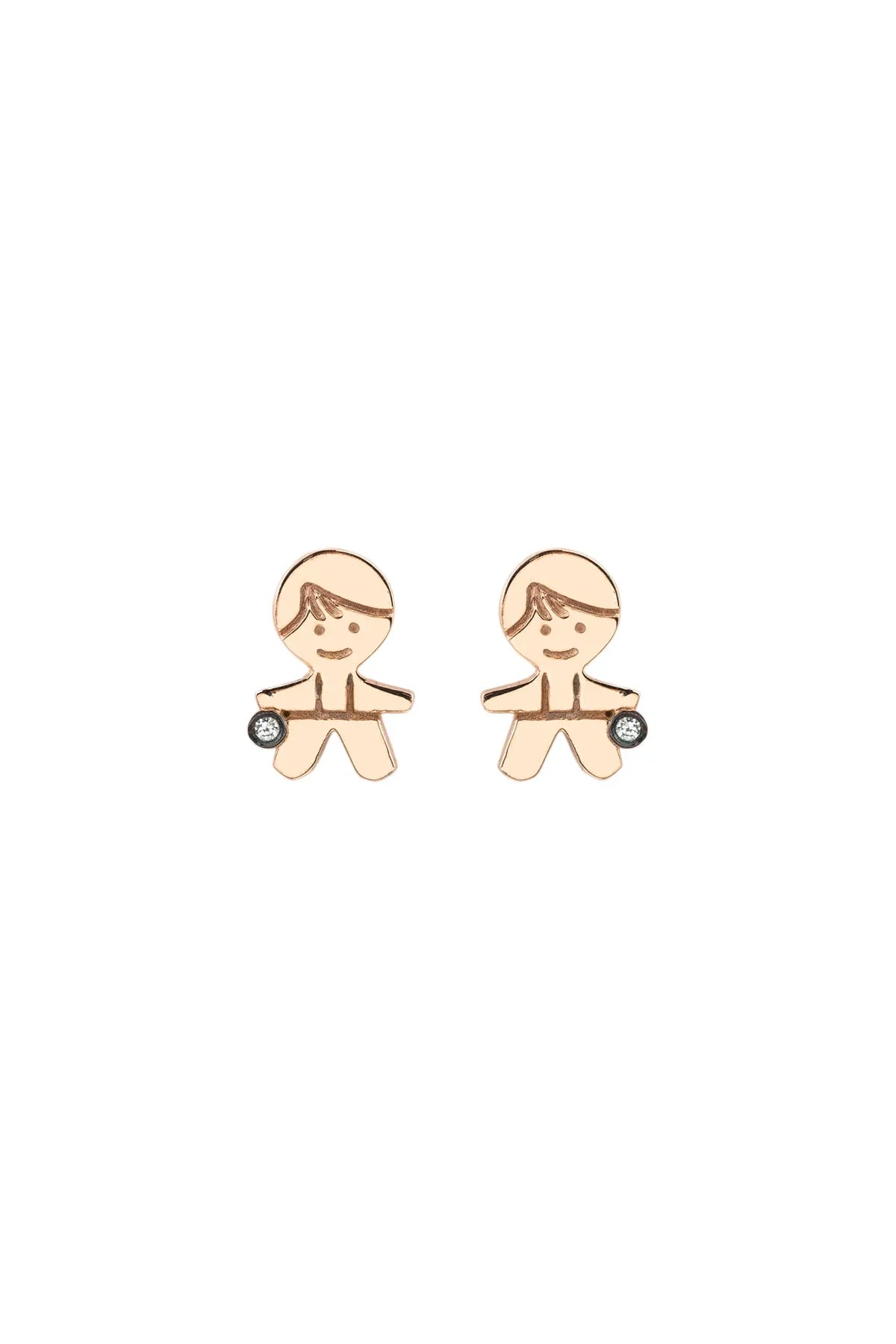STRIKER – Playful CZ Little Hero Earrings