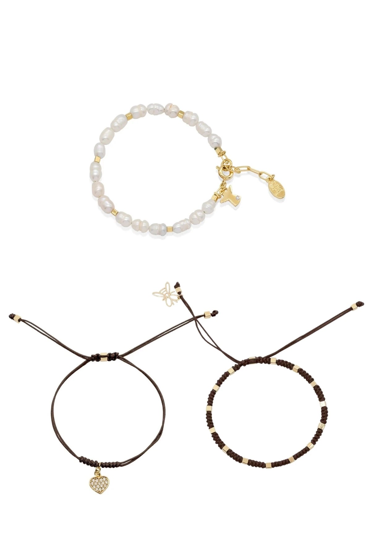 PURE - Layered Pearl Bracelet Set