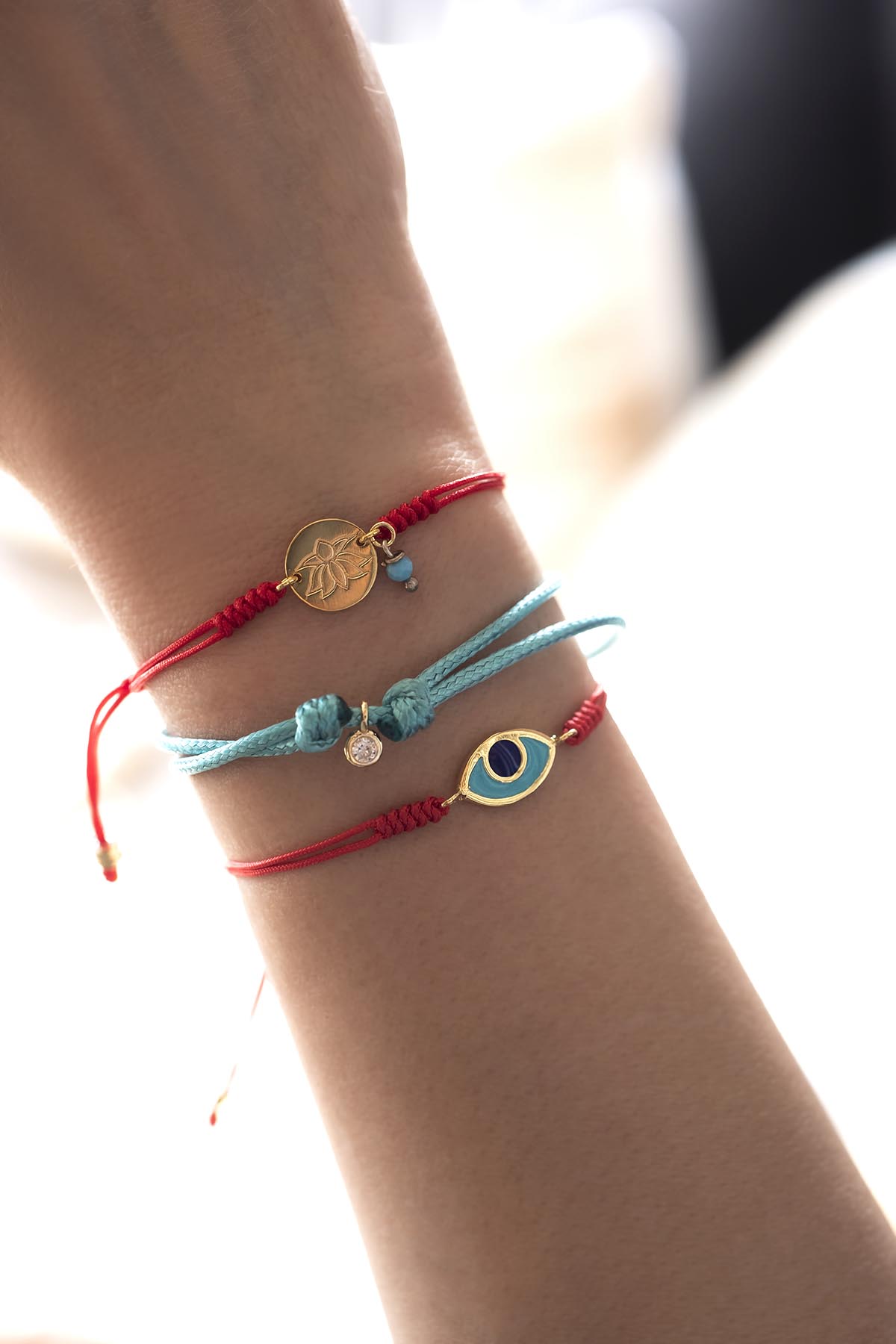 INNER LIGHT – Engraved Lotus Coin Bracelet