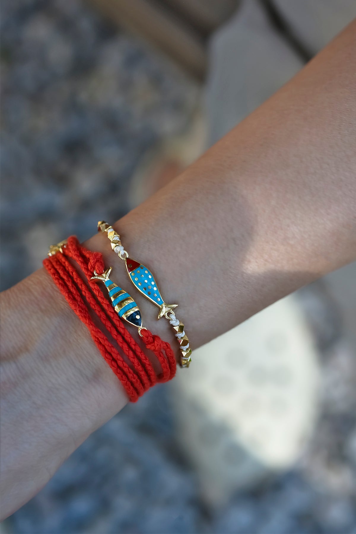 OCEAN FISH – Playful Fish Cord Bracelet