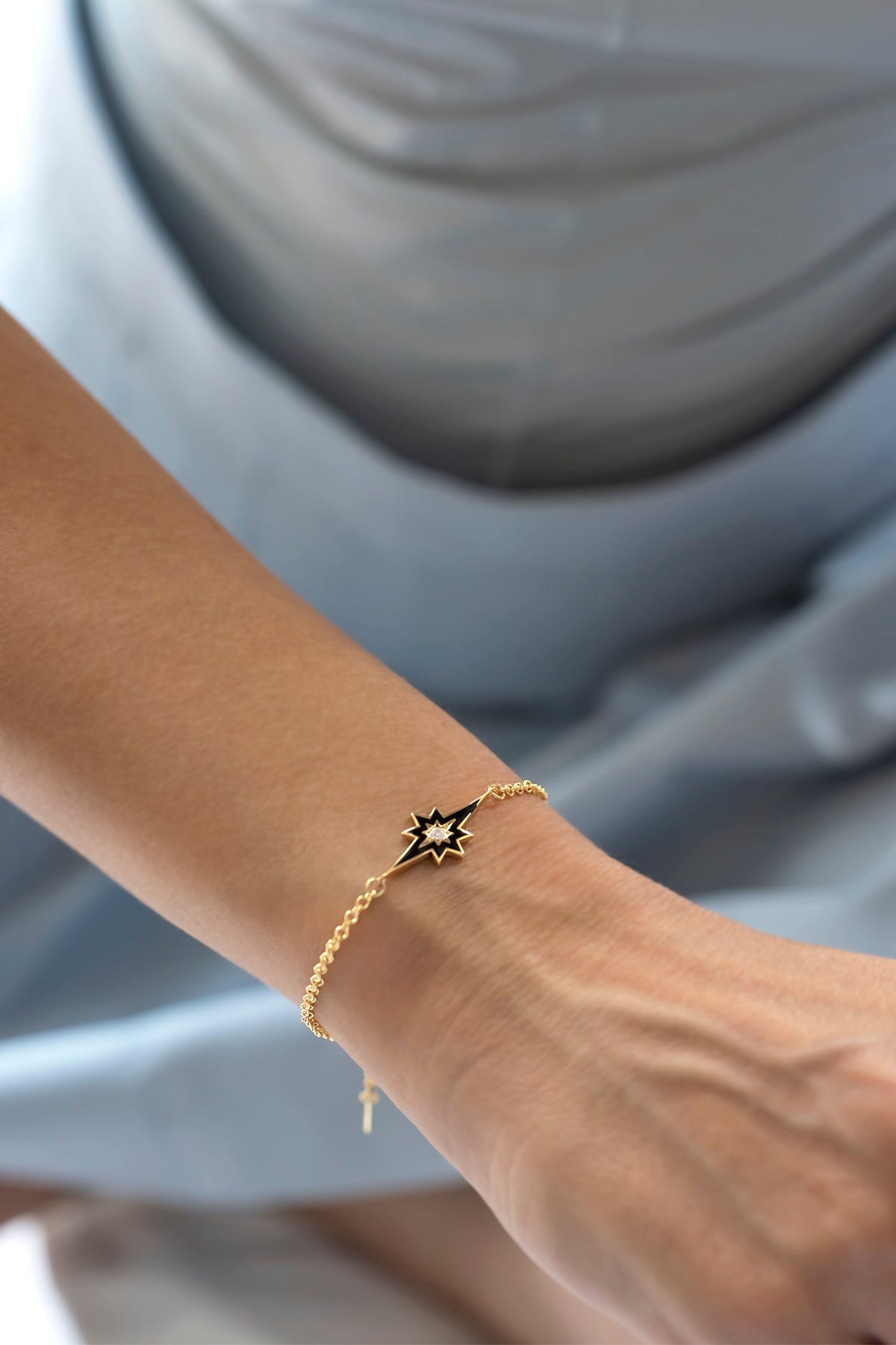 SPARKLE - BLACK - Star Bracelet