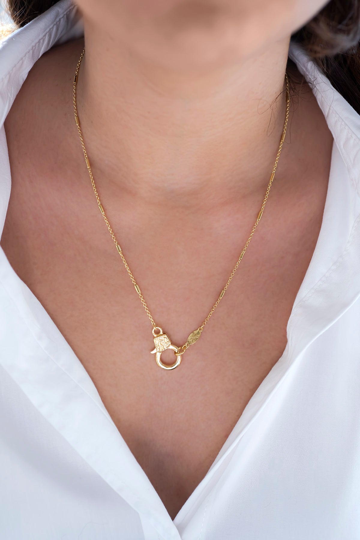 CUTIE LOBSTER - Cable Link - Charm Necklace