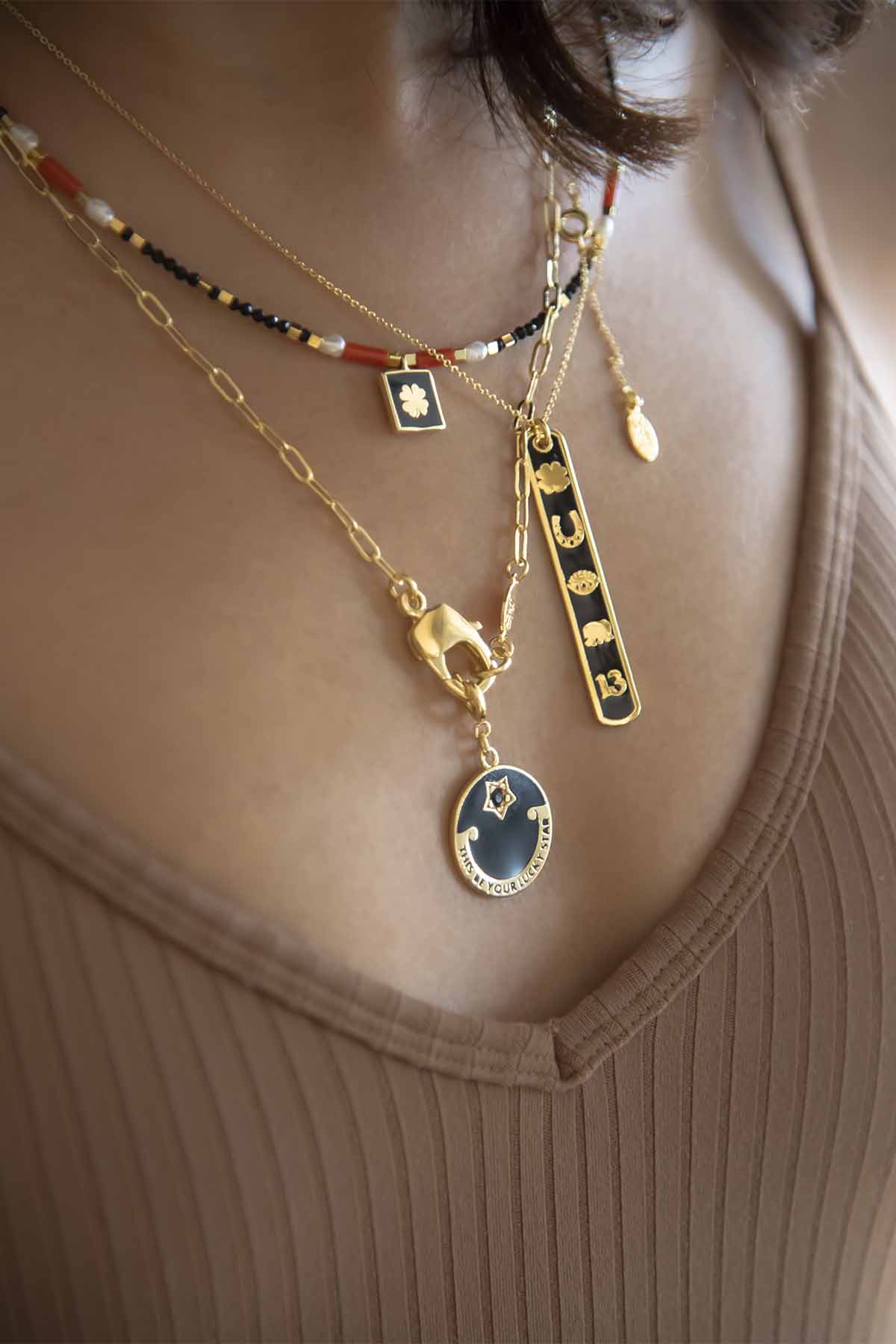 CLAW LOBSTER - Ovale Link - Charm Necklace