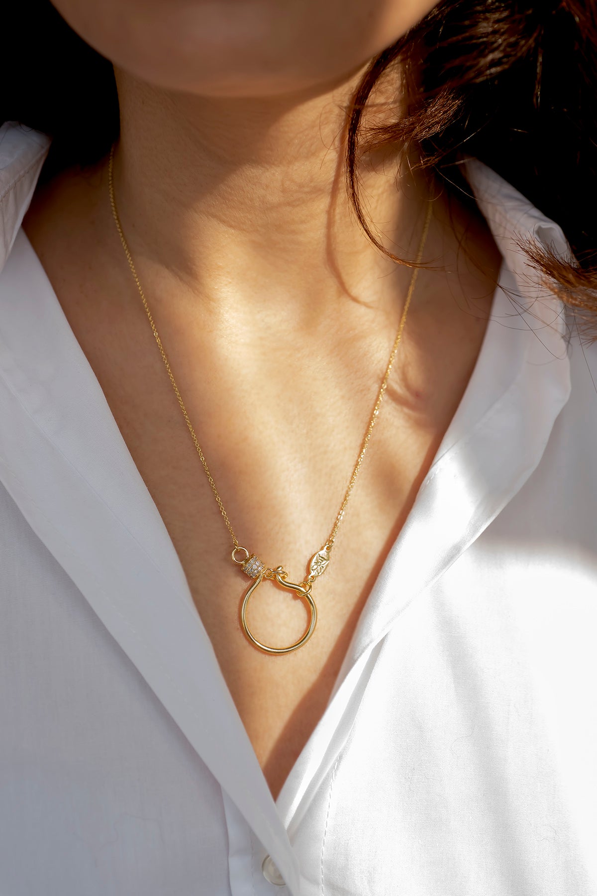 SHINY HOOK - Cable - Chain Necklace