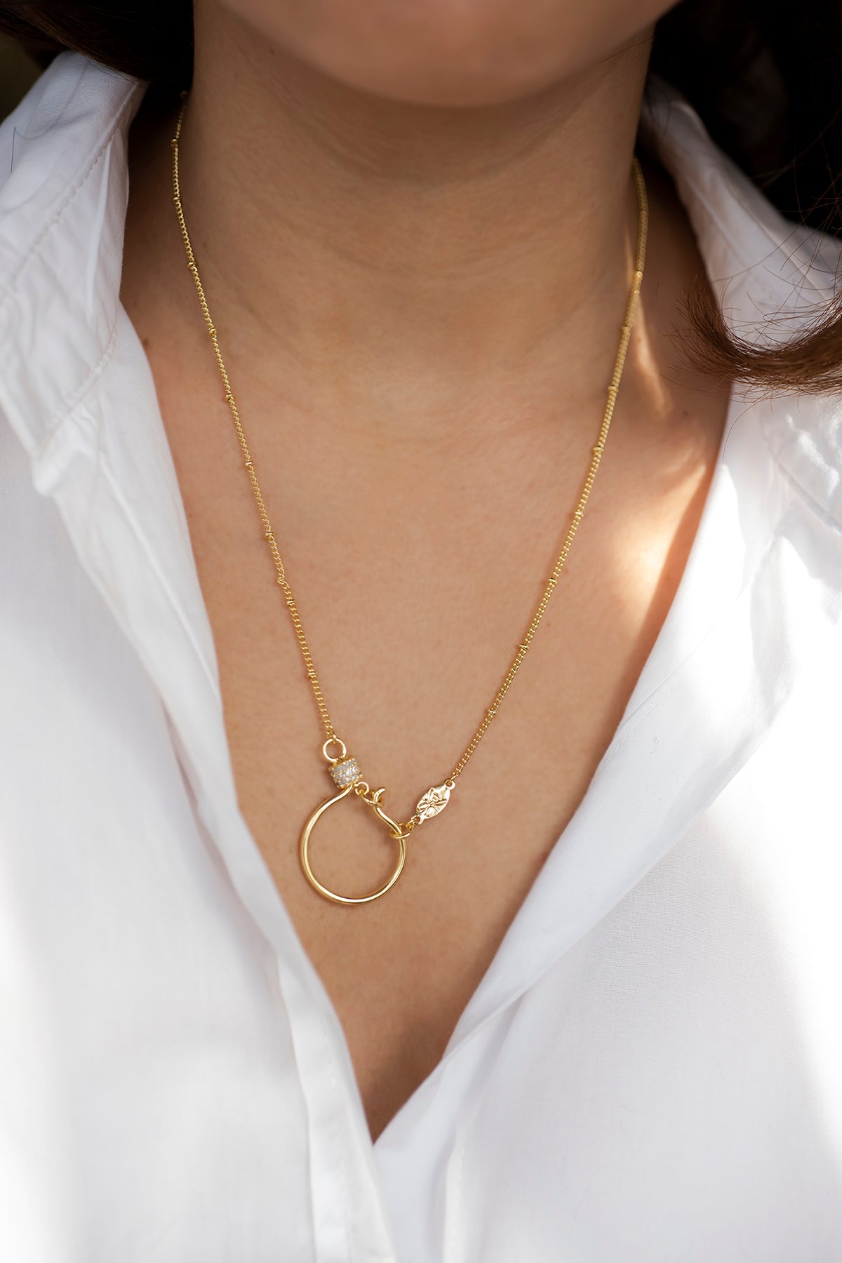 SHINY HOOK - Satellite Curb - Chain Necklace