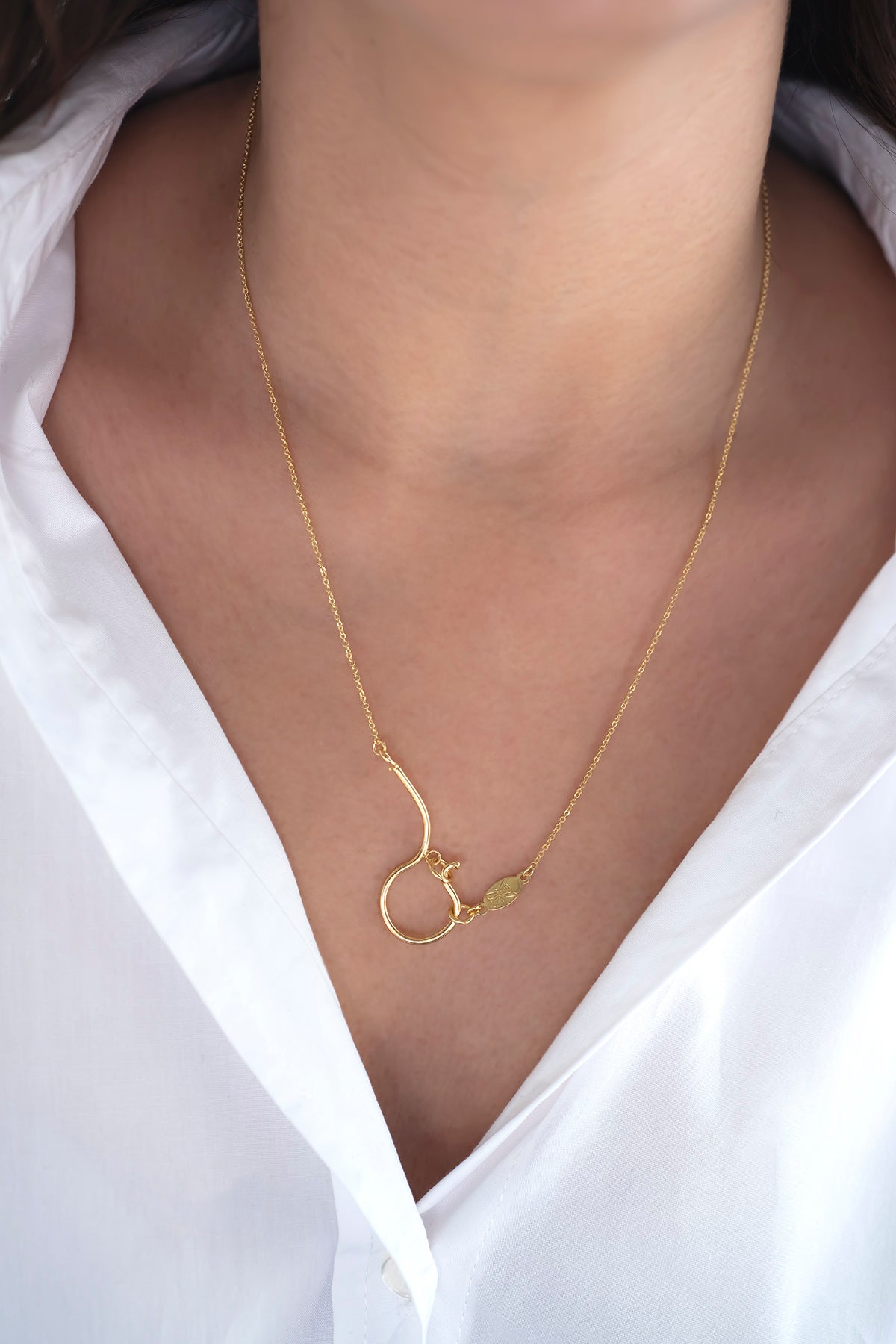 SIGN - Cable - Charm Necklace