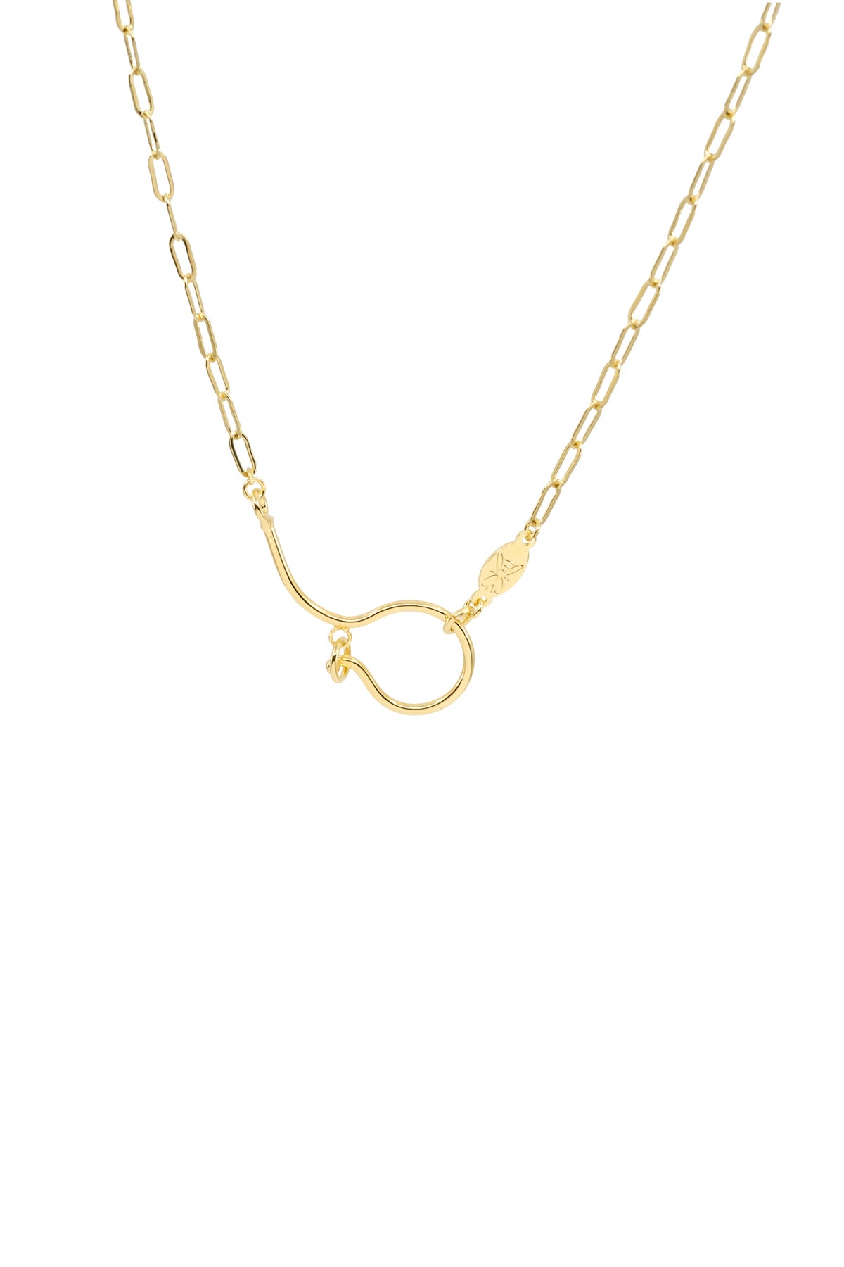 SIGN - Oval Link - Chain Charm Necklace