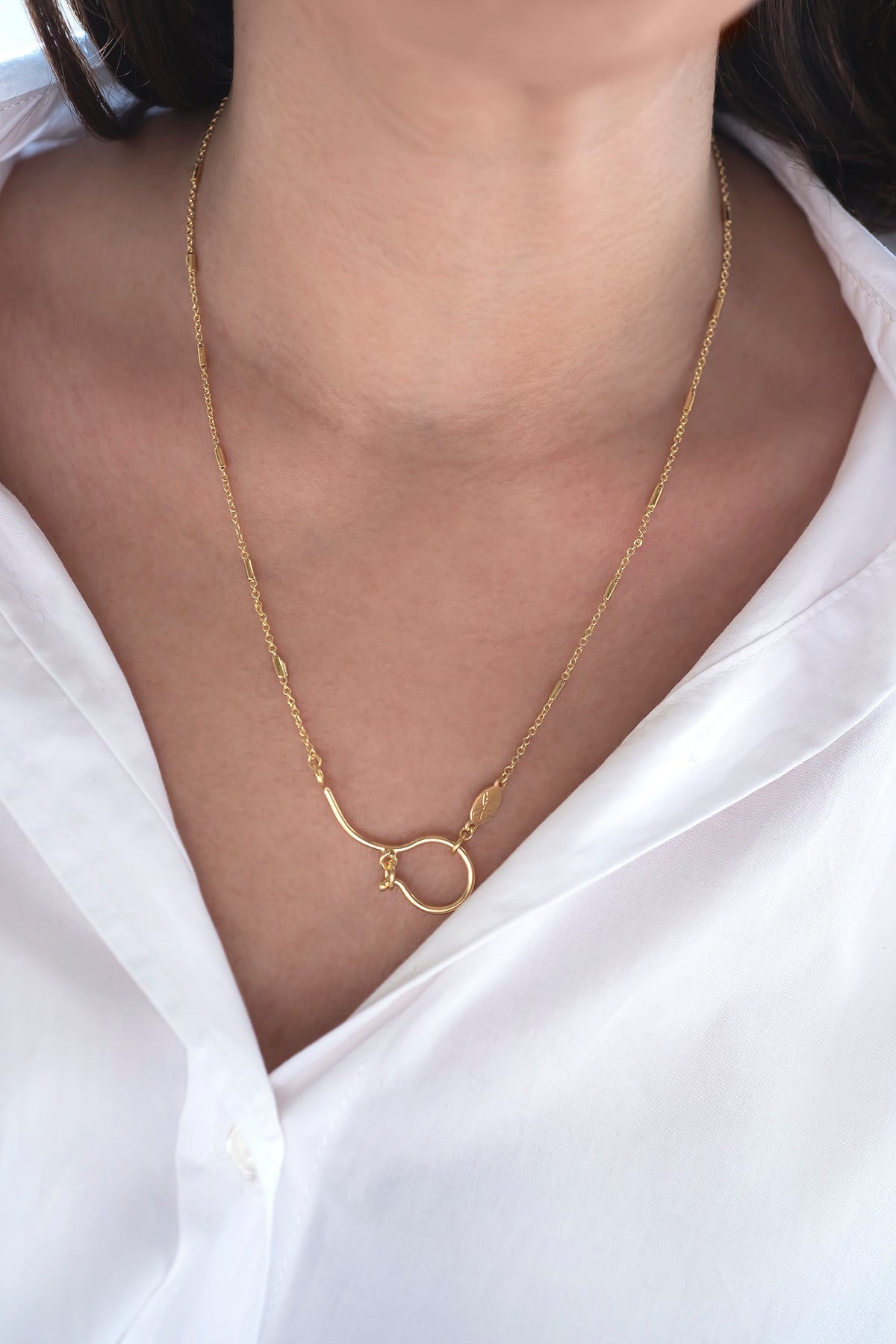 SIGN - Cable Link - Chain Charm Necklace