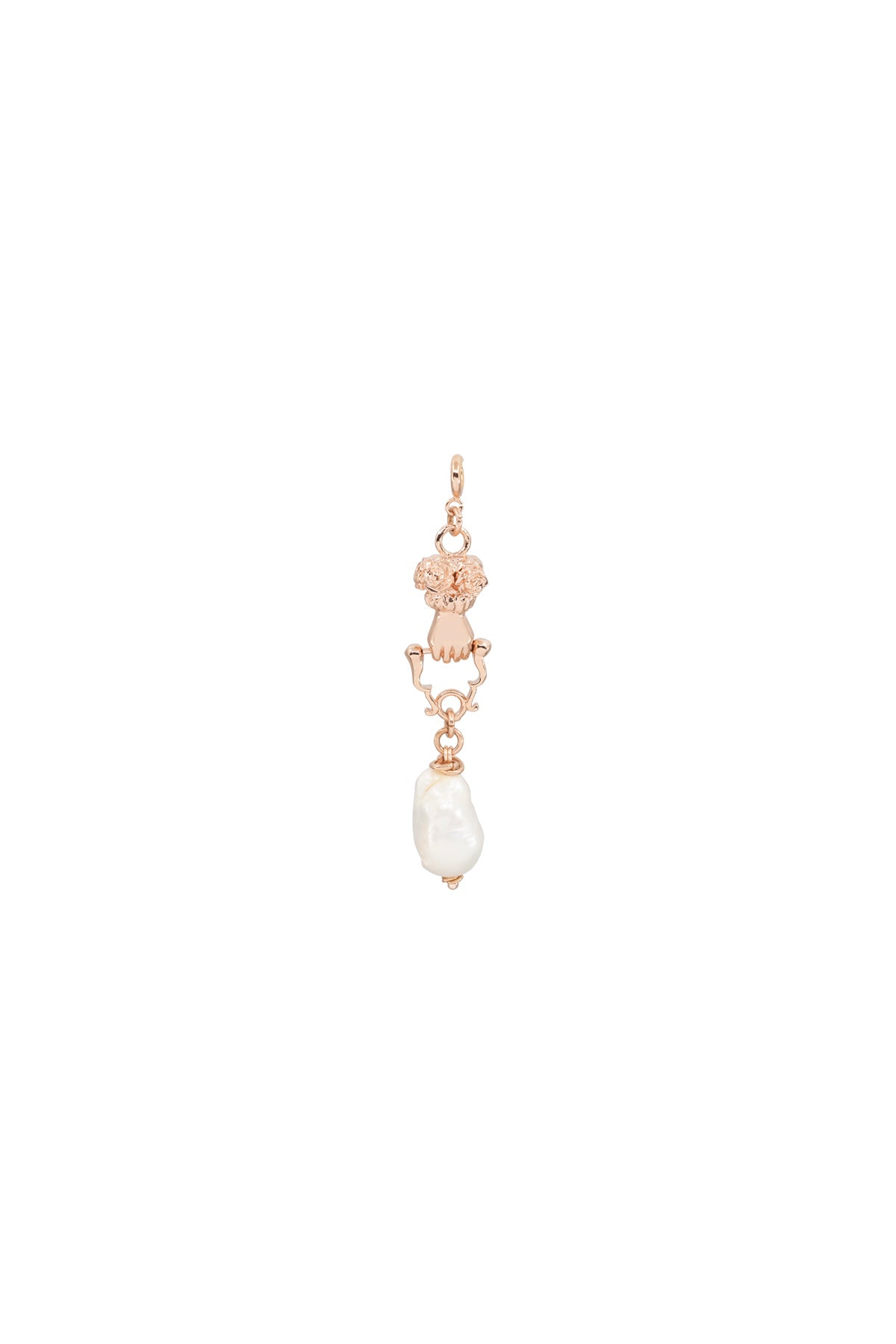 VICTORIAN – Hand & Baroque Pearl Charm