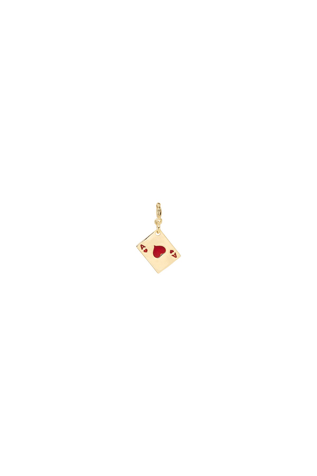 ACE OF HEARTS - Playing Card Charm