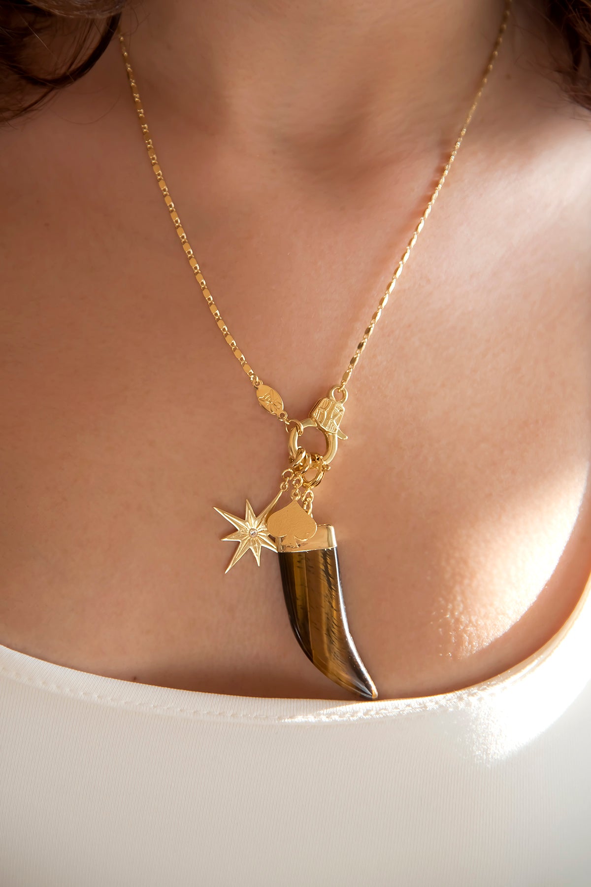 LUCKY SPADE – Playing Card Spade Charm