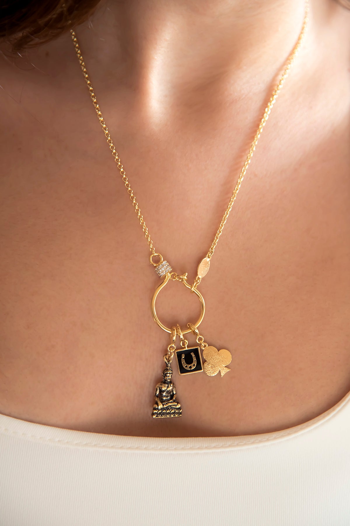LUCKY CLUB – Playing Card Club Charm