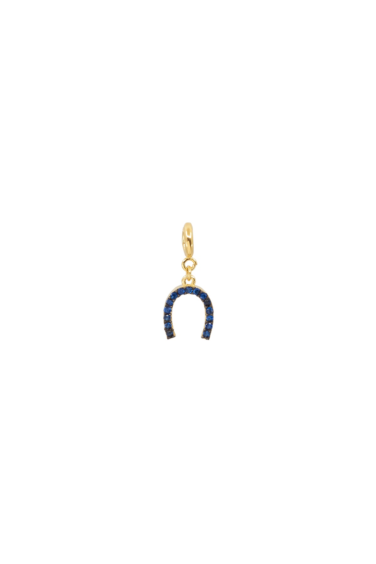 LUCKY LUCK - BLUE - Horseshoe Pendant