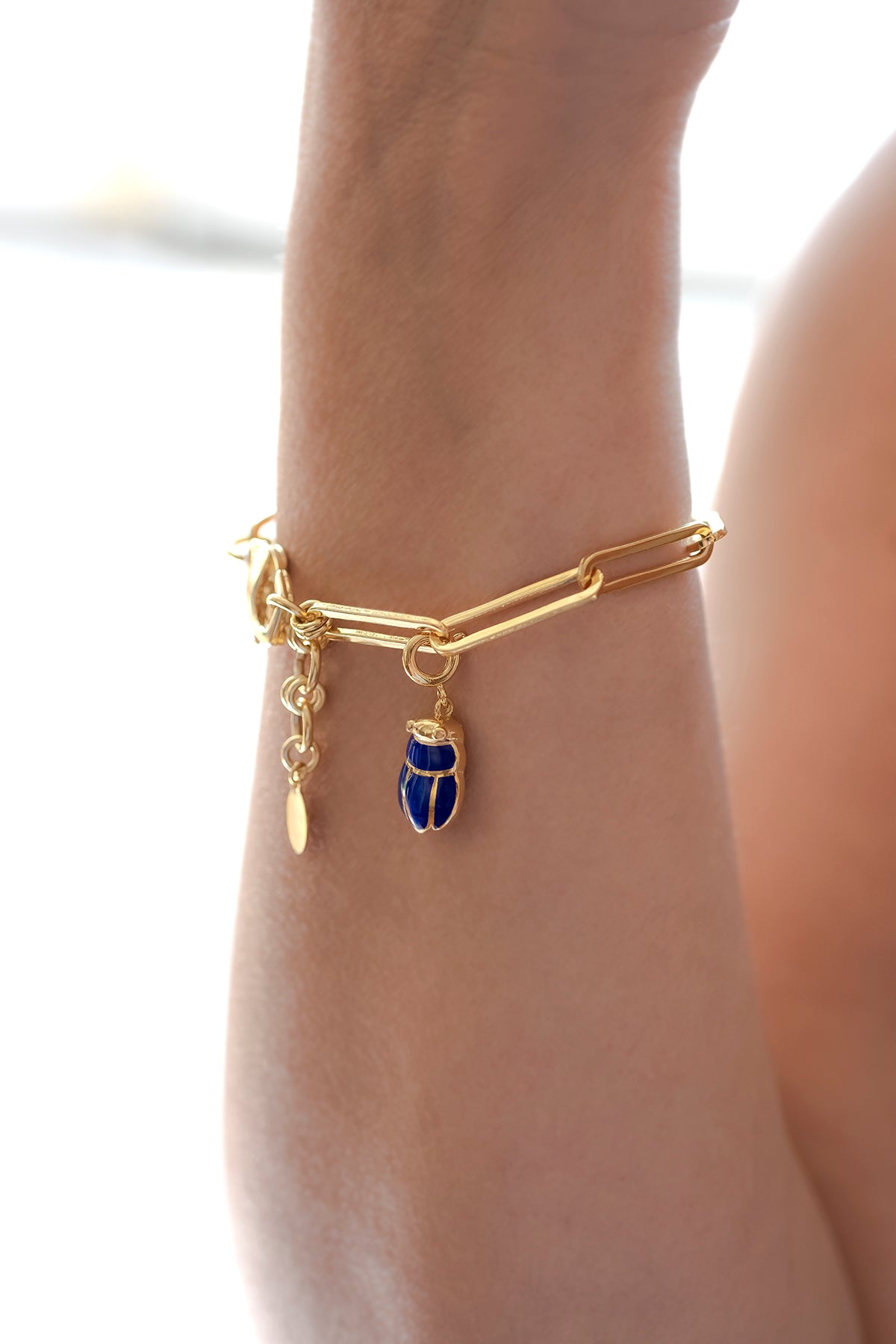 SCARABEE – INDIGO -  Scarab Charm