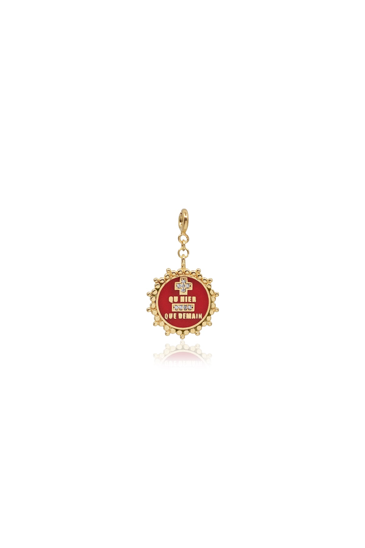 NOW - Red - Medallion Charm