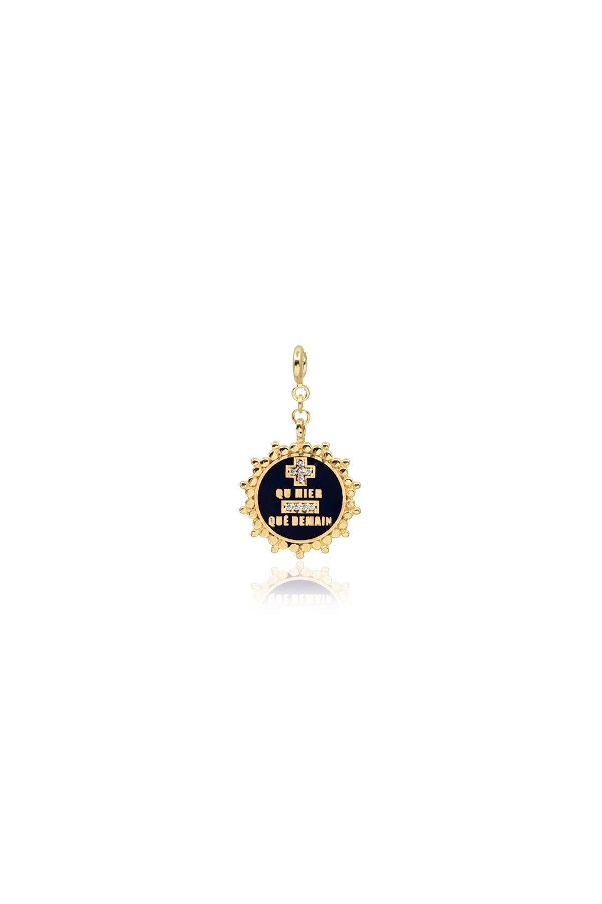 NOW - Black - Medallion Charm