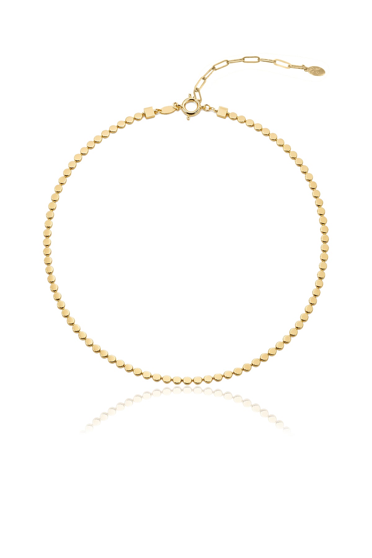 DOT – Fluid Flat Disc Chain Necklace