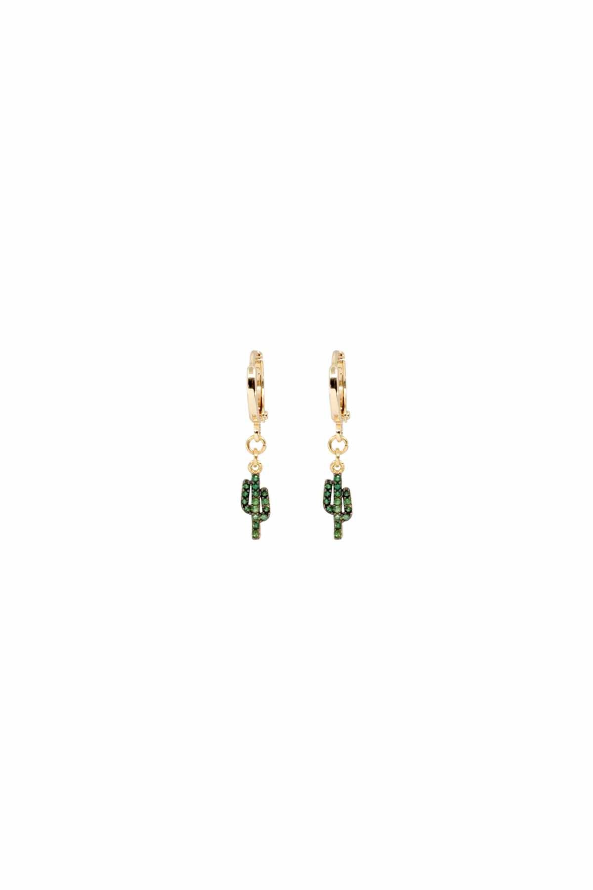 PARODIA – Cactus Huggie Earrings
