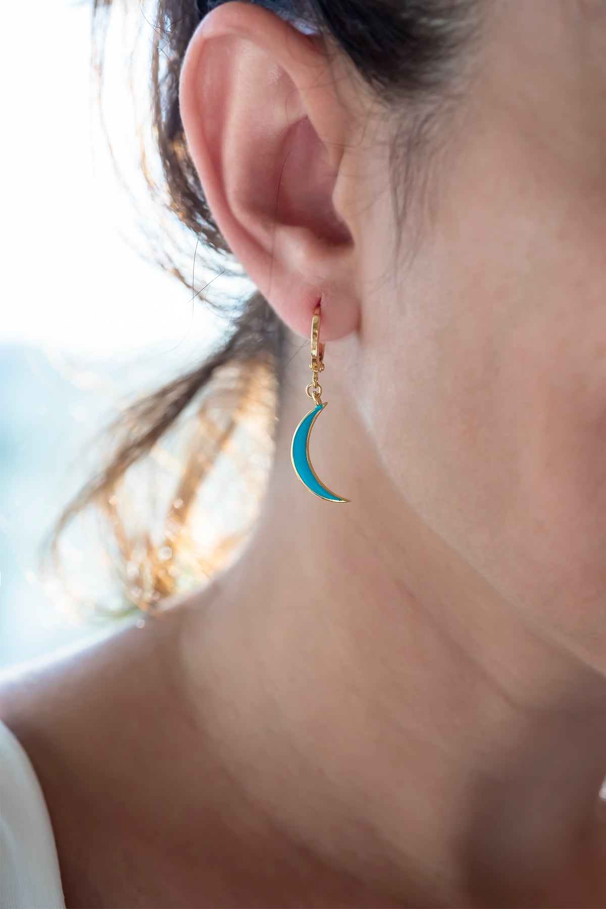 BLUE MOON - Dangle Earrings