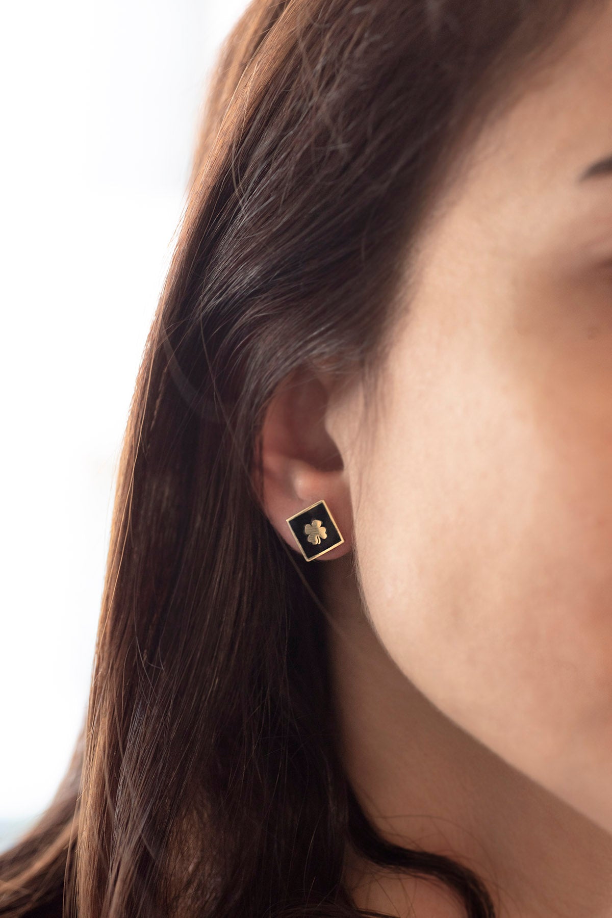 LUCKY SHAMROCK – Clover Stud Earring
