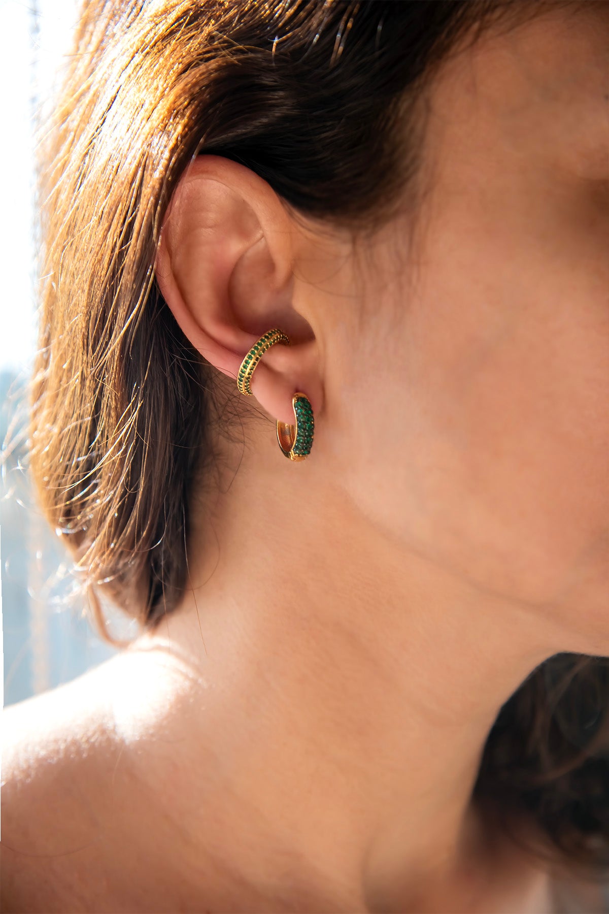 EMERALD – Hoop Earrings