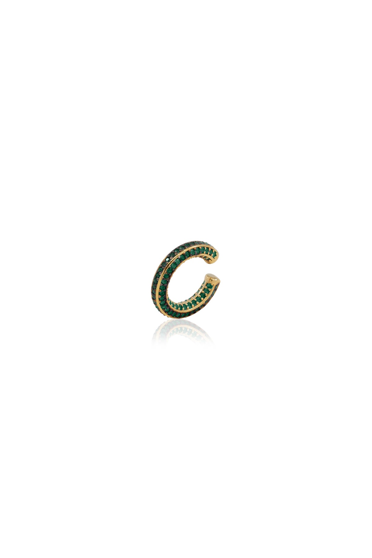 STONY EMERALD – CZ Earcuff