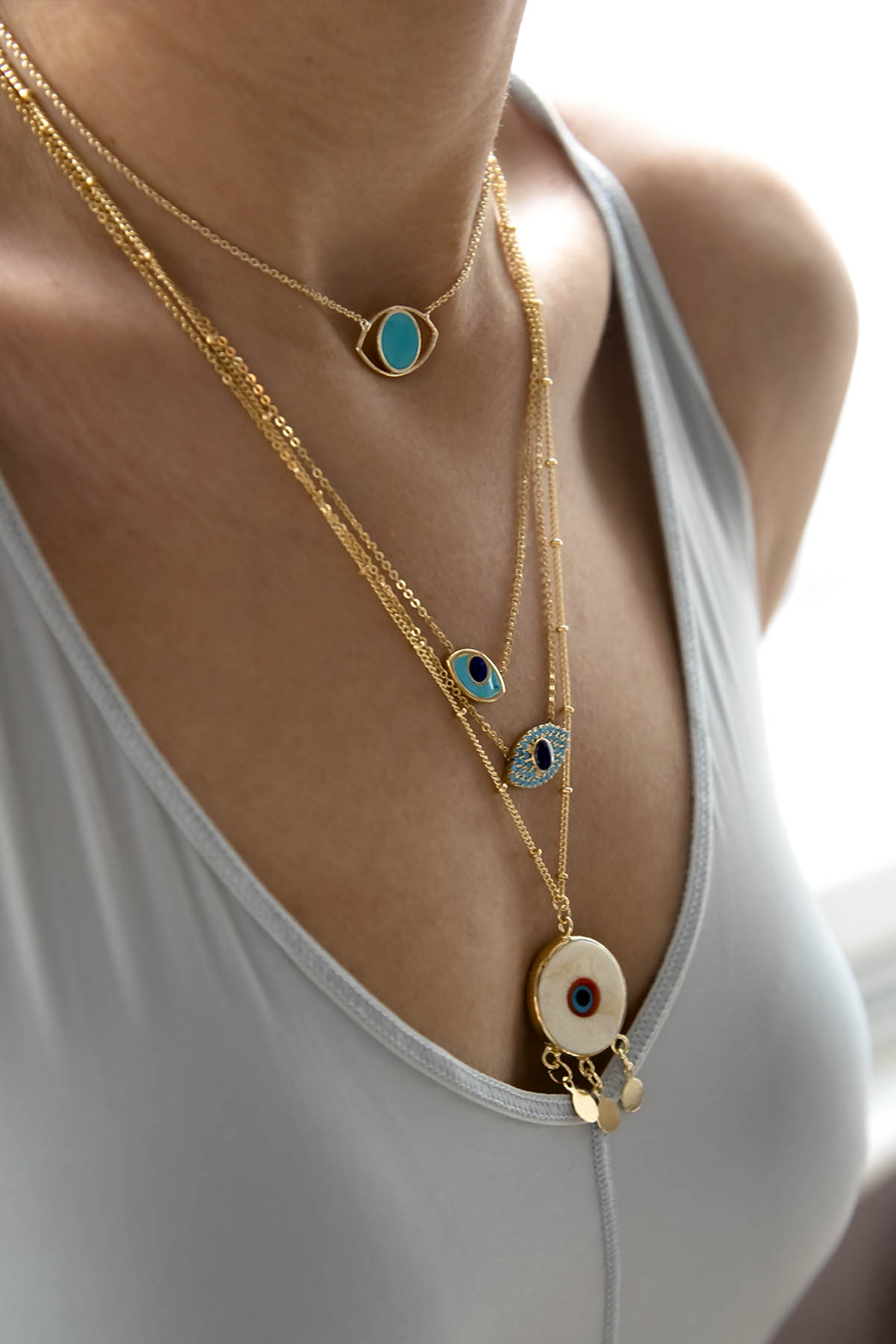 DALI AZURE - Eye Necklace