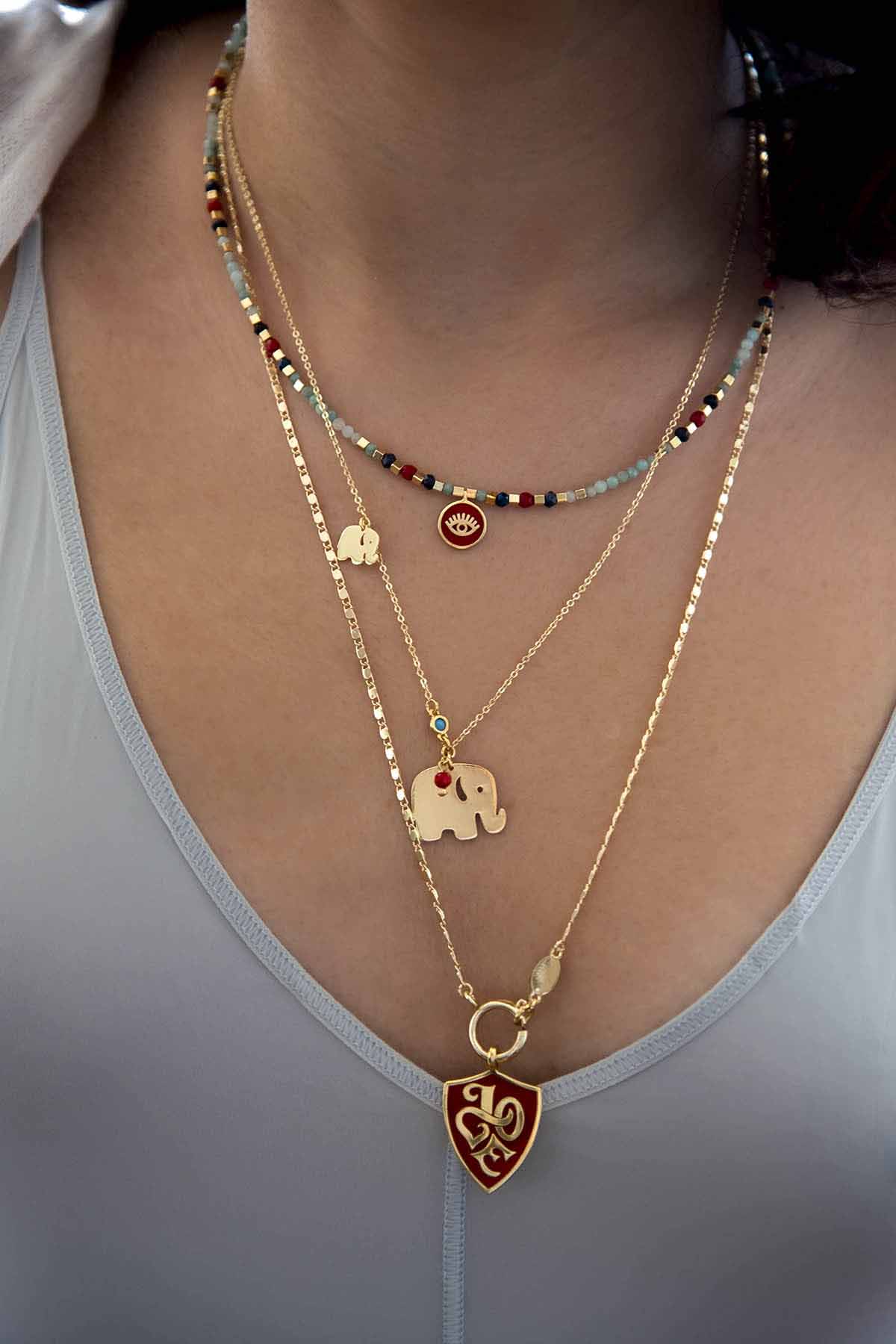 SAVANNAH – Twin Elephant Necklace