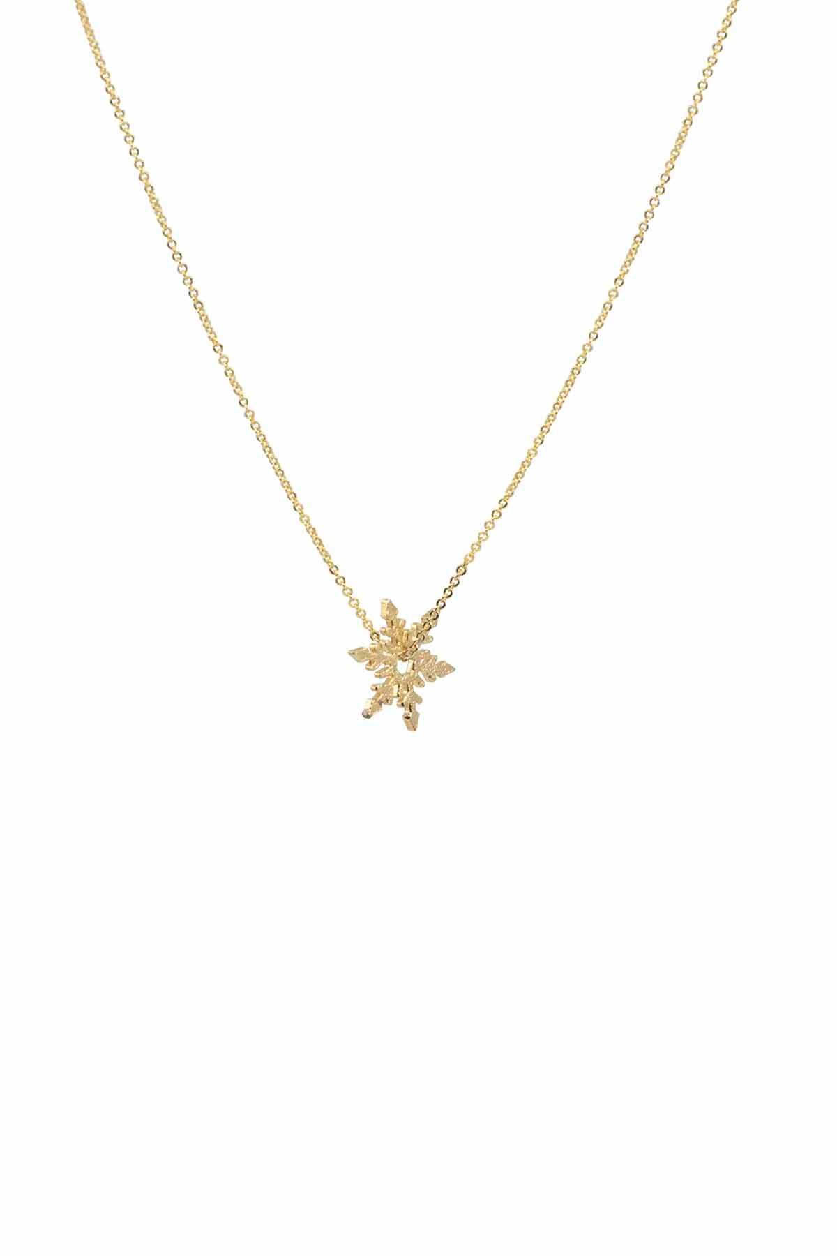 SNOWFLAKE – Delicate Snowflake Necklace