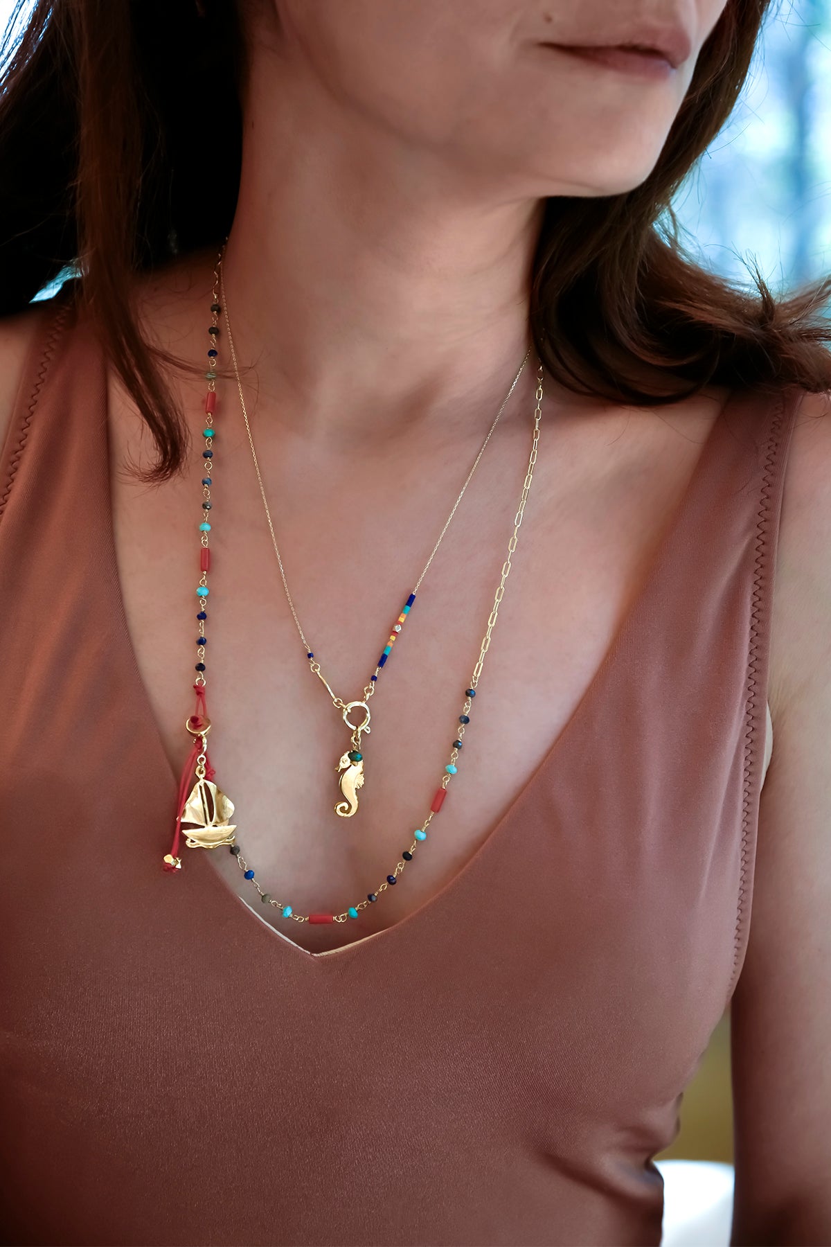 SEAHORSE – Charm-Compatible Seahorse Necklace