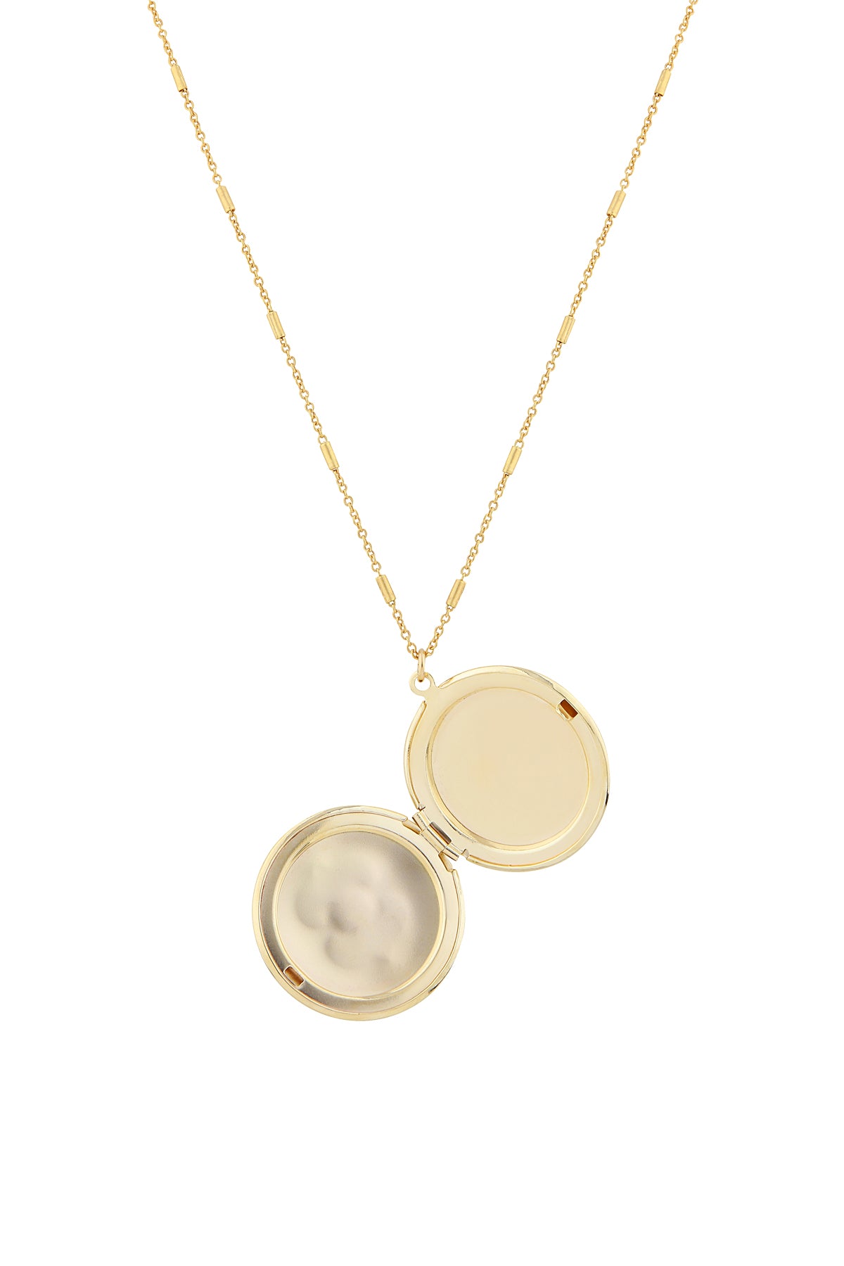 MEMORY – Fleur de Lys Locket Medallion Necklace