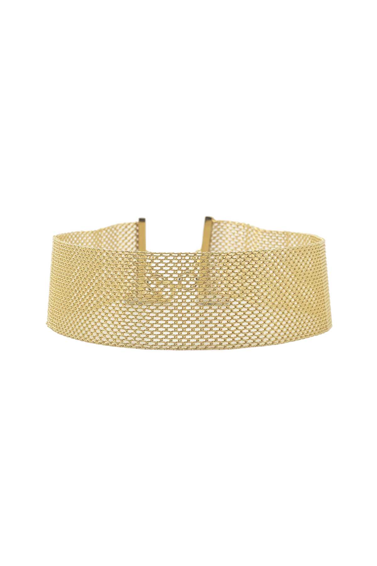 WIRE MESH – Statement Woven Collar Necklace