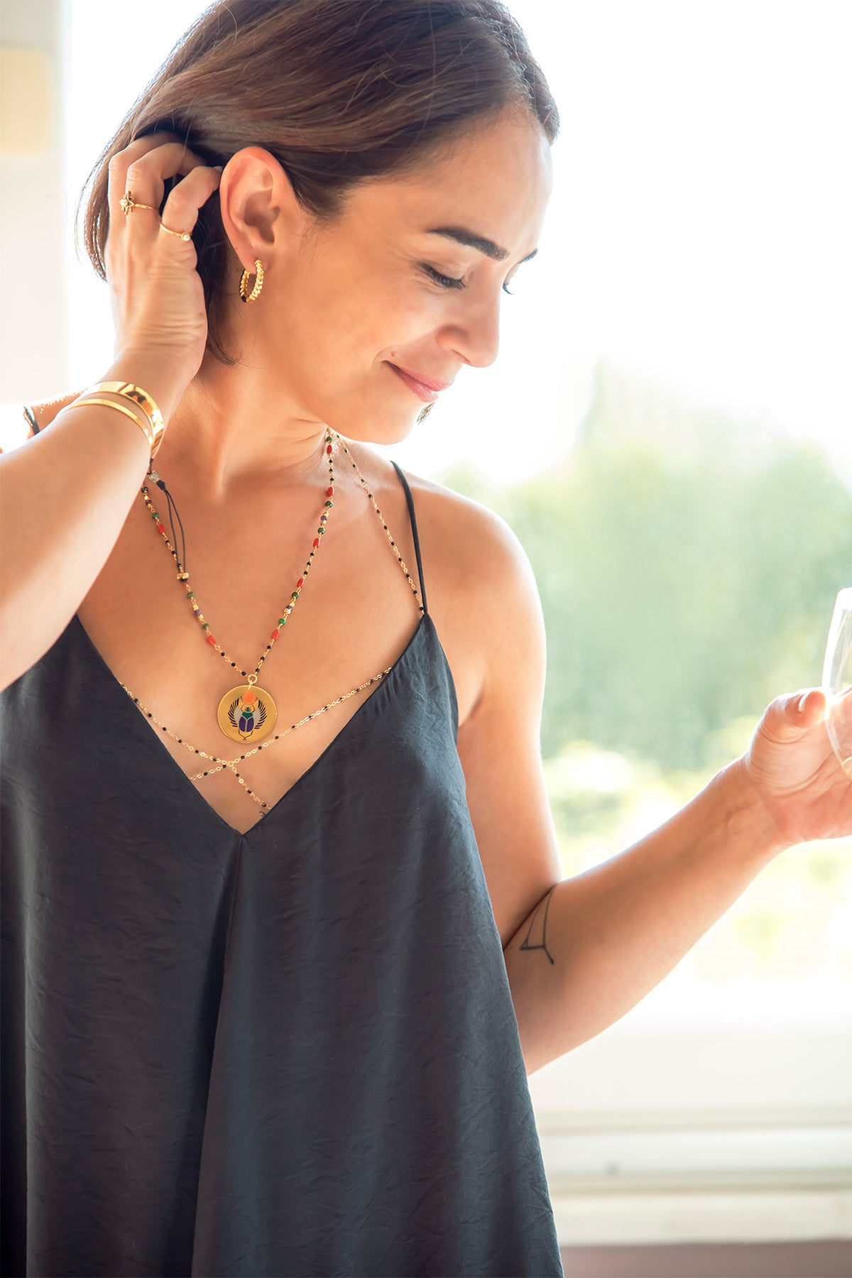 PECTORAL – Scarab Medallion Necklace