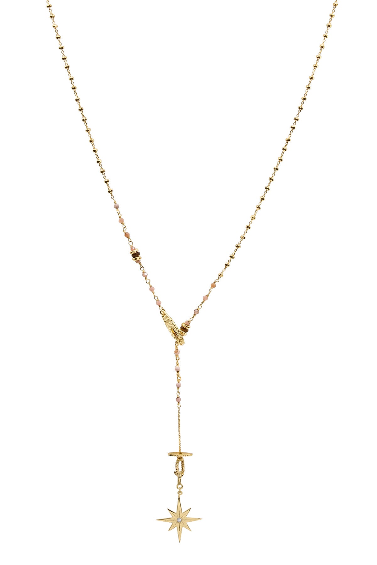 POLE STAR – Charm-Compatible Ball Chain Necklace