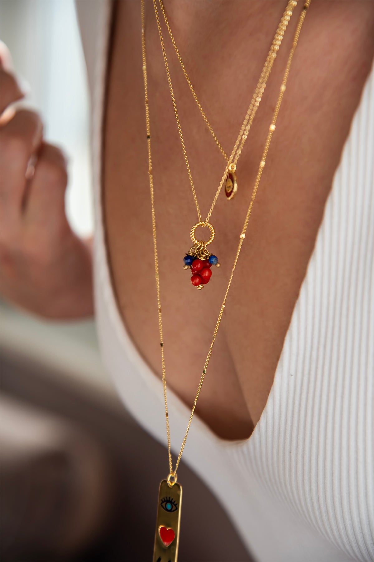 BLUE - Chain Necklace