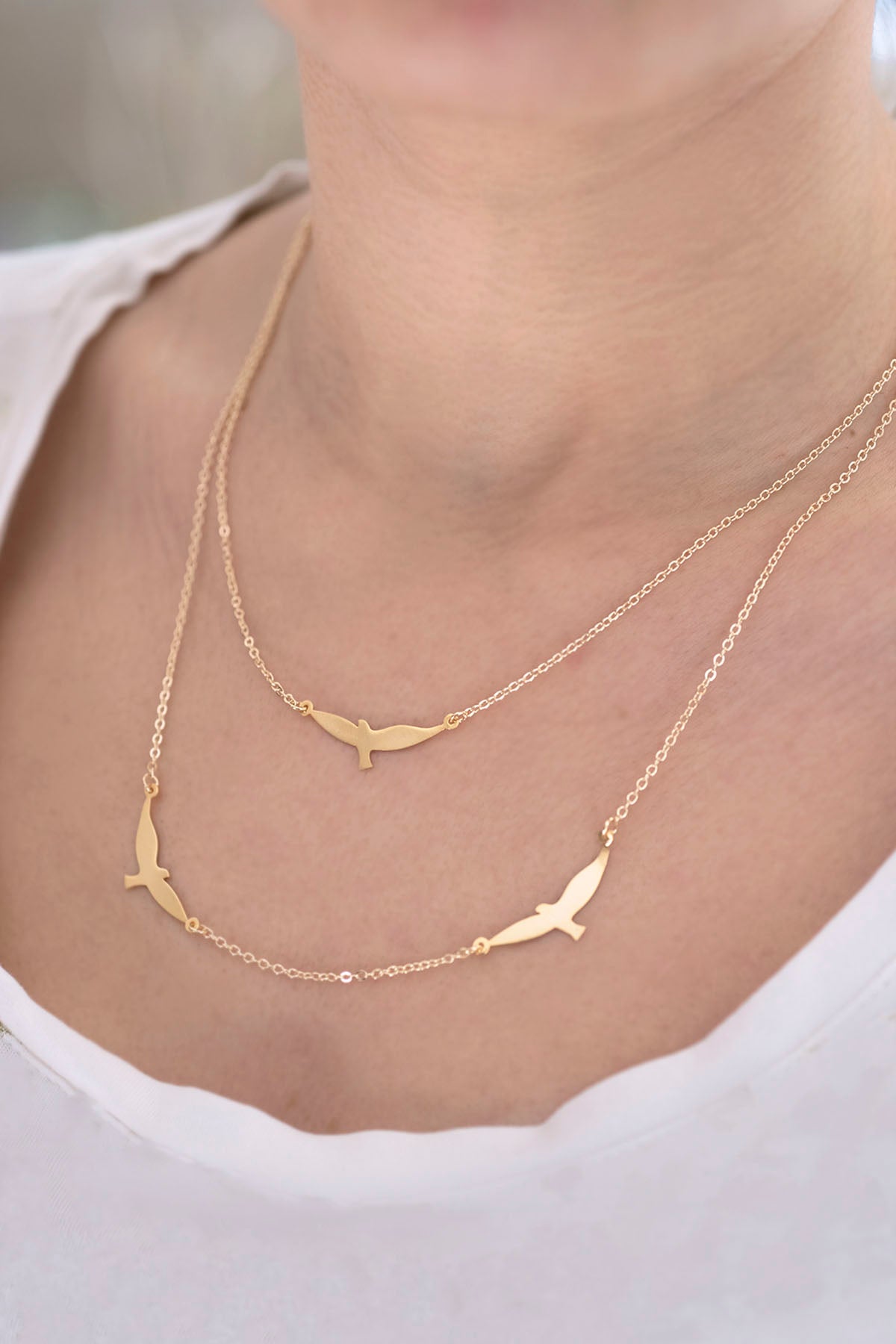 SEAGULLS - Layered Necklace