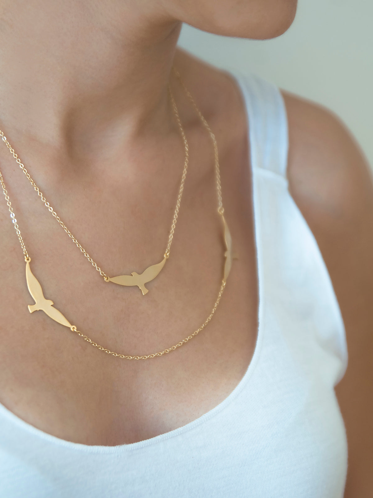 SEAGULLS - Layered Necklace