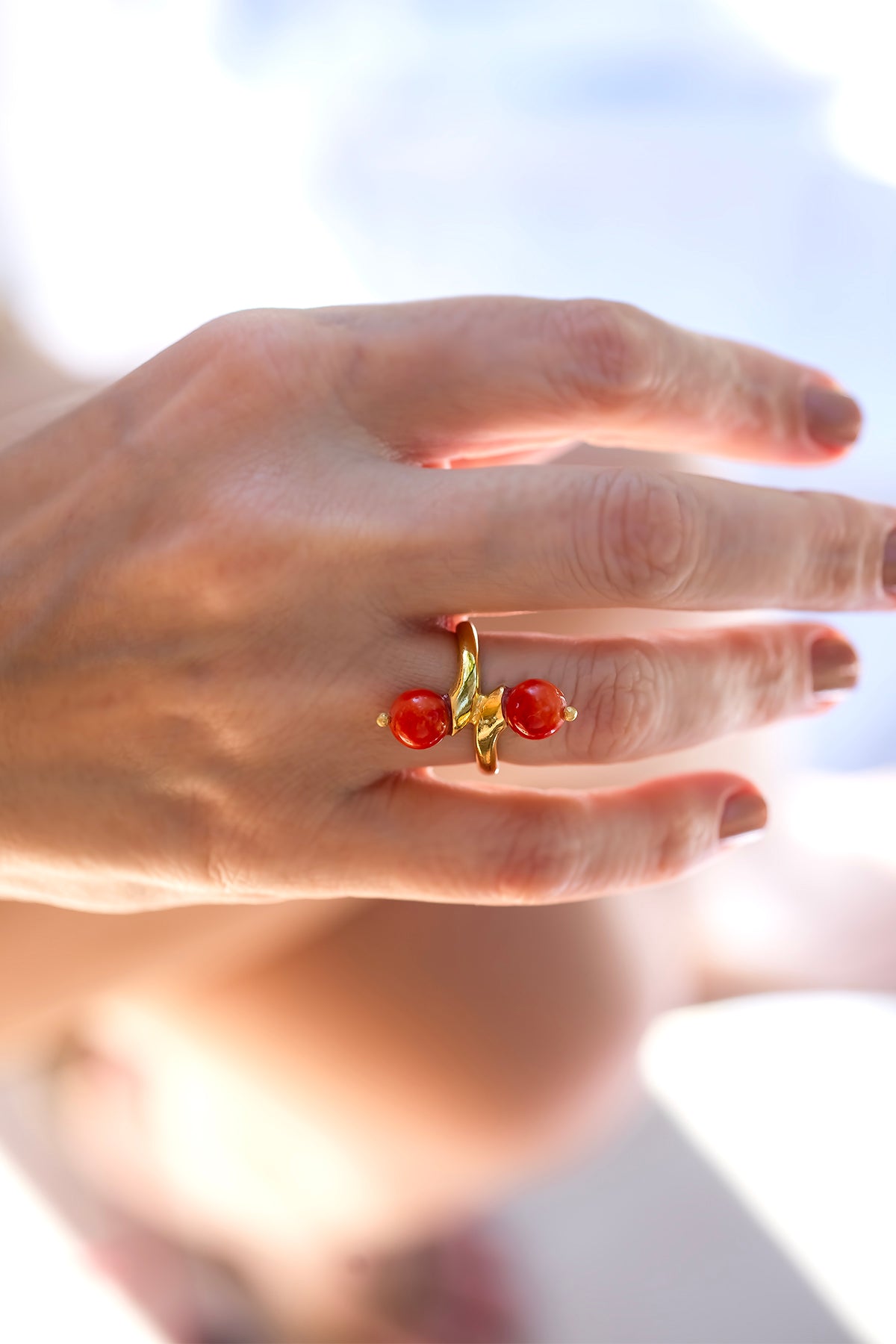 CORÉ - Adjustable Coral Ring