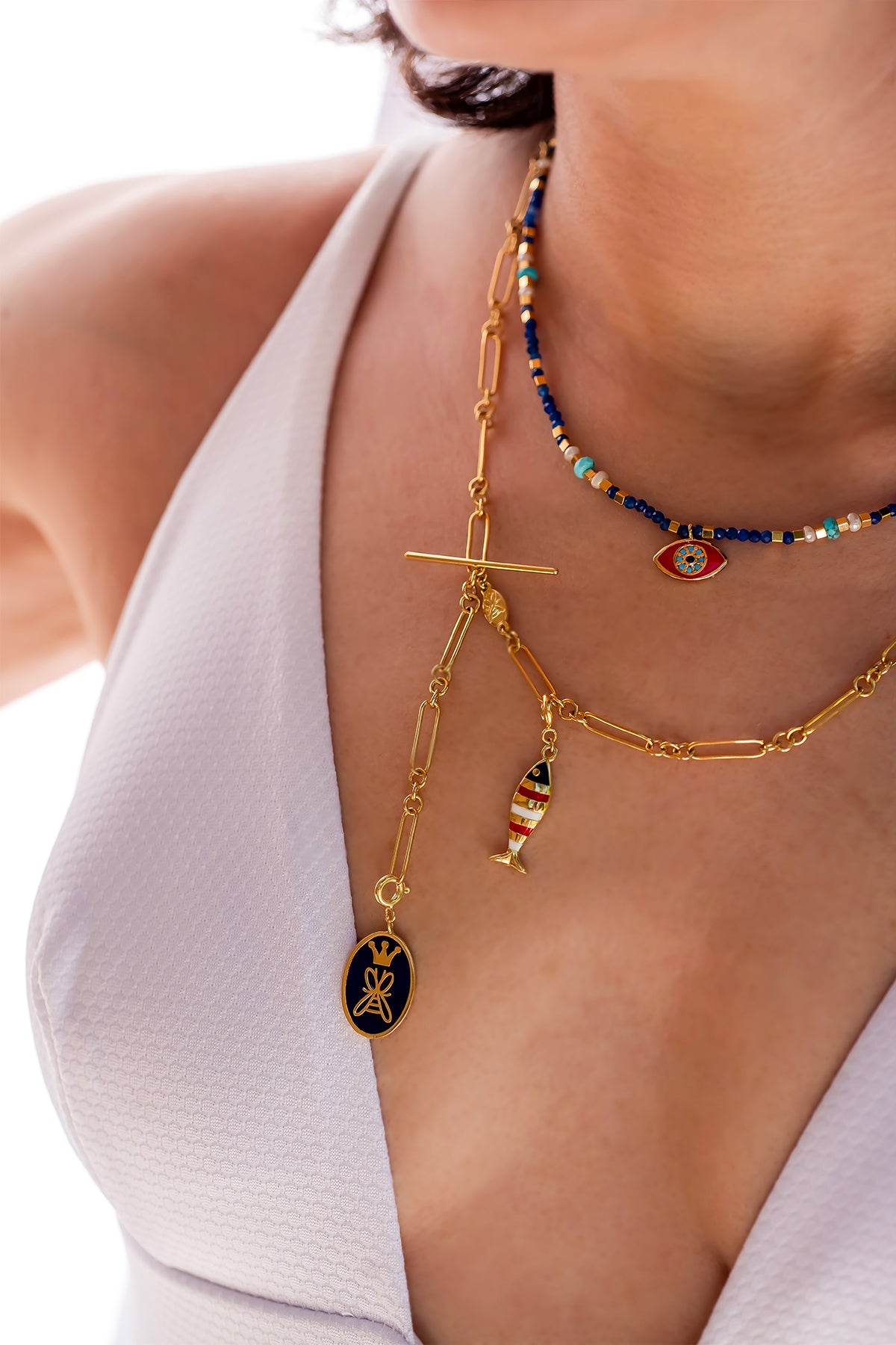 PIVOT T-BAR -  Necklace